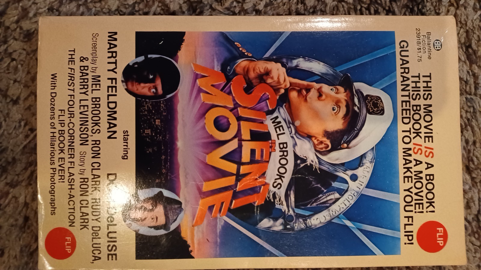 SILENT MOVIE 1976 MEL BROOKS PHOTOS MARTY FELDMAN 1st edition Paperback
