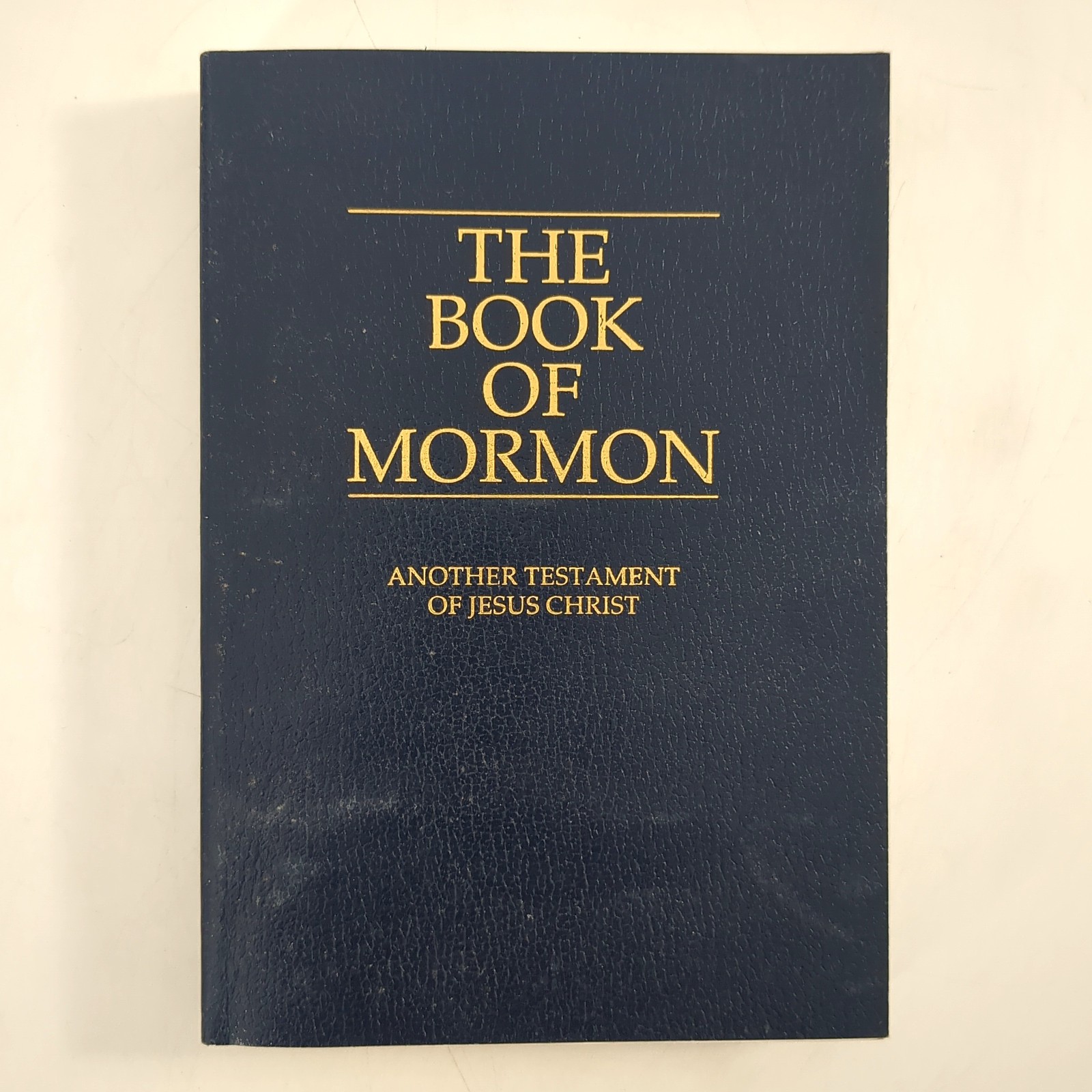Book of Mormon Another Testament of Jesus Christ LDS Navy Blue Softcover 2014
