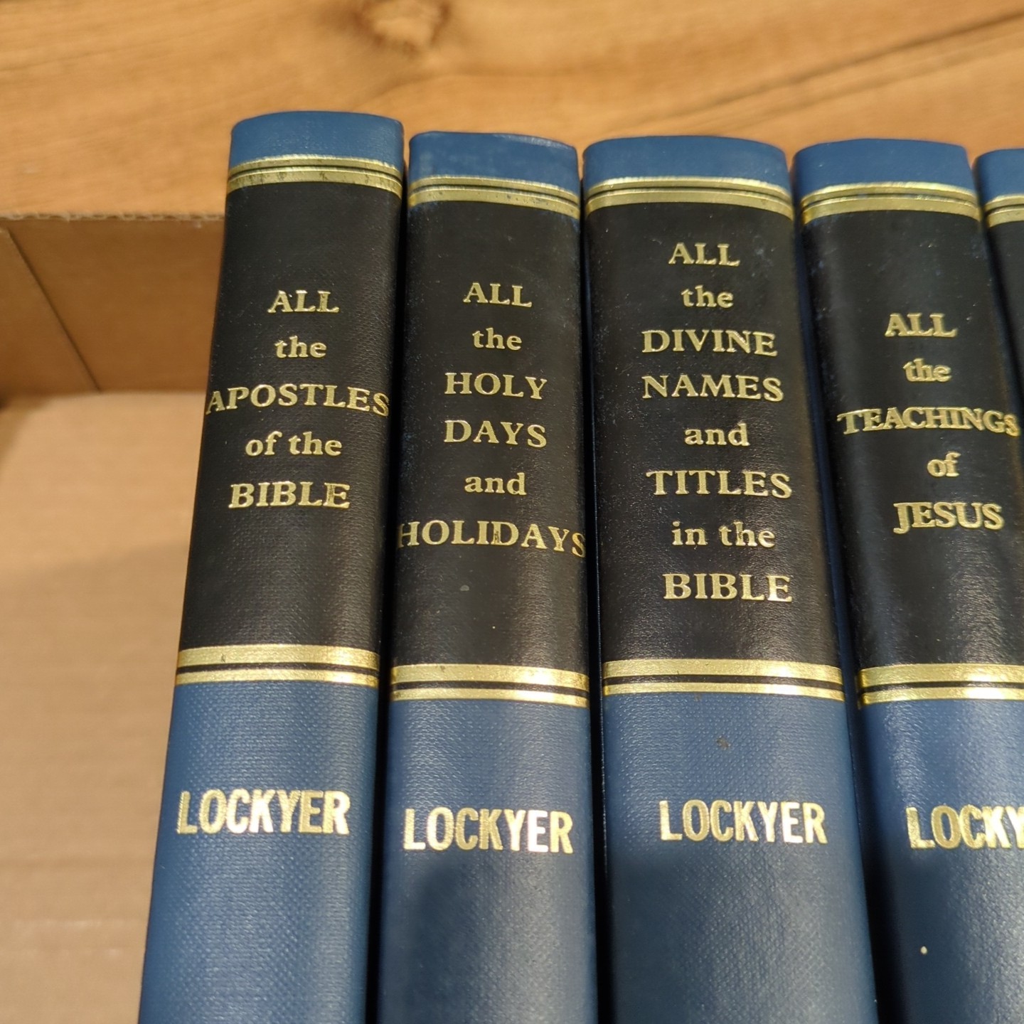 Herbert Lockyer All Series Set Of 7 Books Christian Theology Bible Study Lot