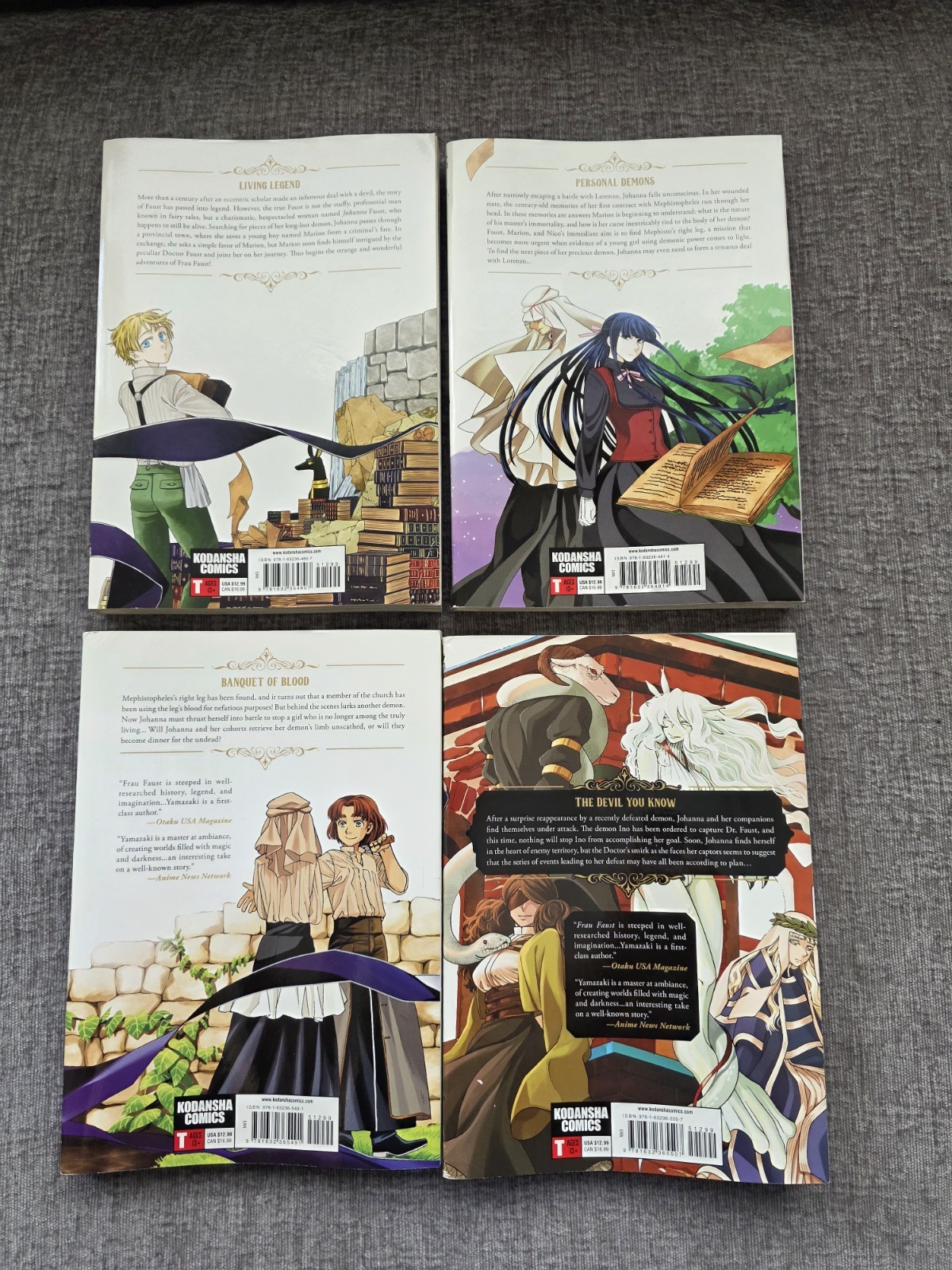 FRAU FAUST Vol 1-4 Books English Manga By Kore Yamazaki, Kodansha Comics