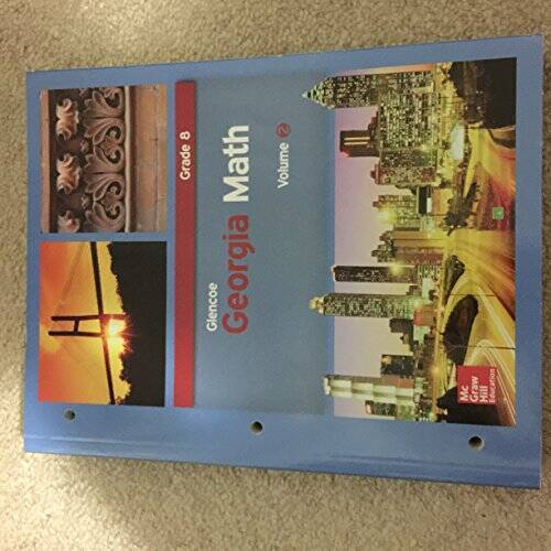 Glencoe Georgia Math Volume 2 Grade 8 – Paperback By Glencoe McGraw Hill – GOOD