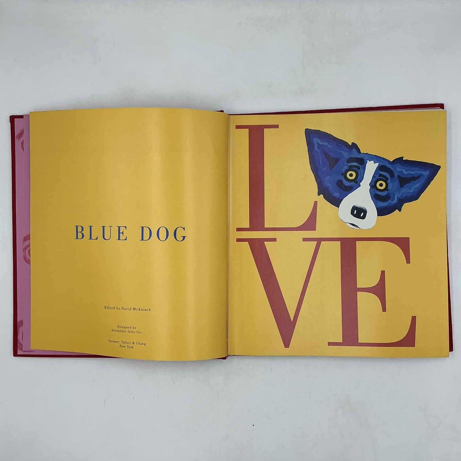 Blue Dog Love George & Wendy Rodrigue Stewart Tabori Chang HC 2001 Illus Art