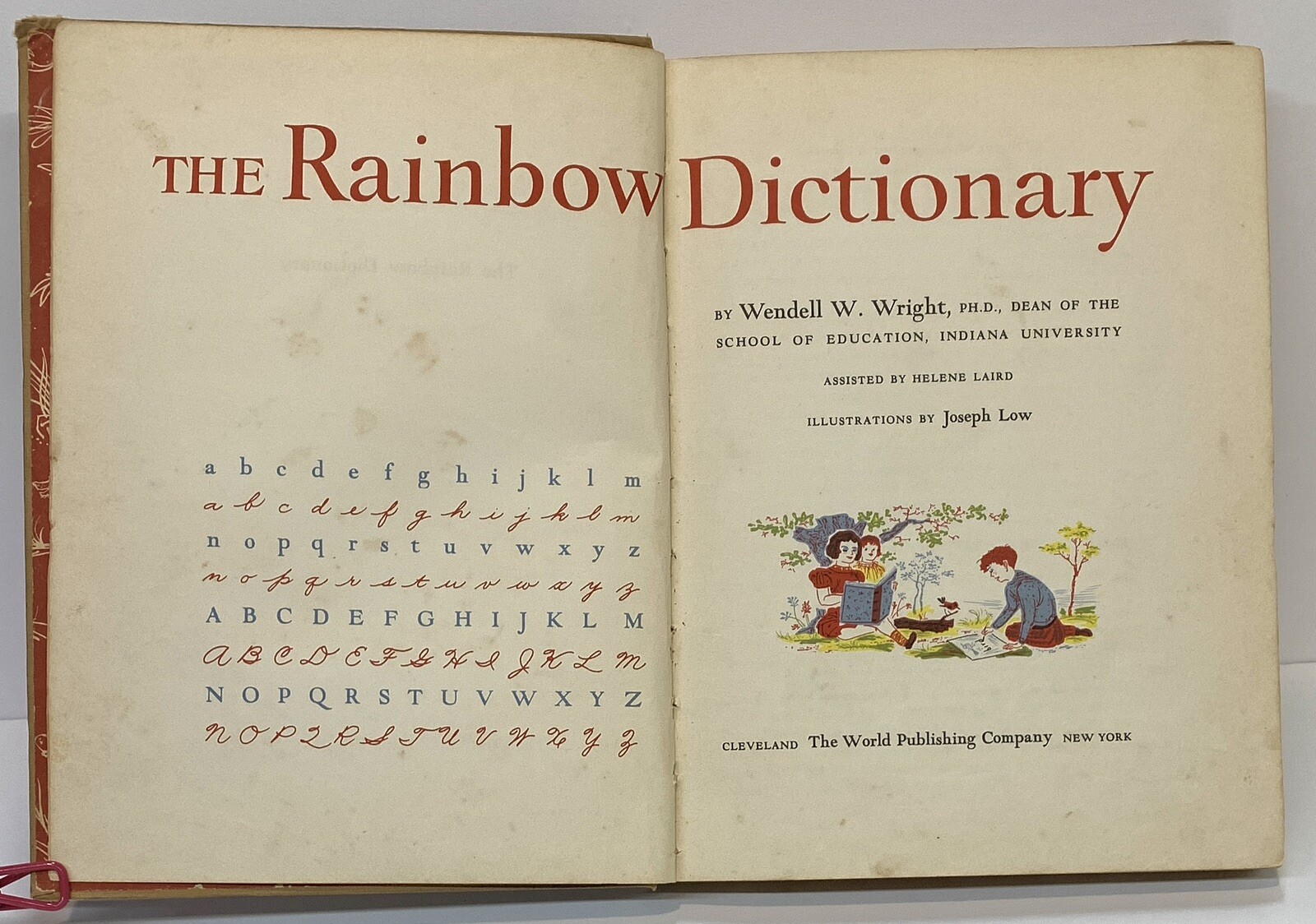 The Rainbow Dictionary How And Why Children’s Book Illustrated 430 Pages 1947