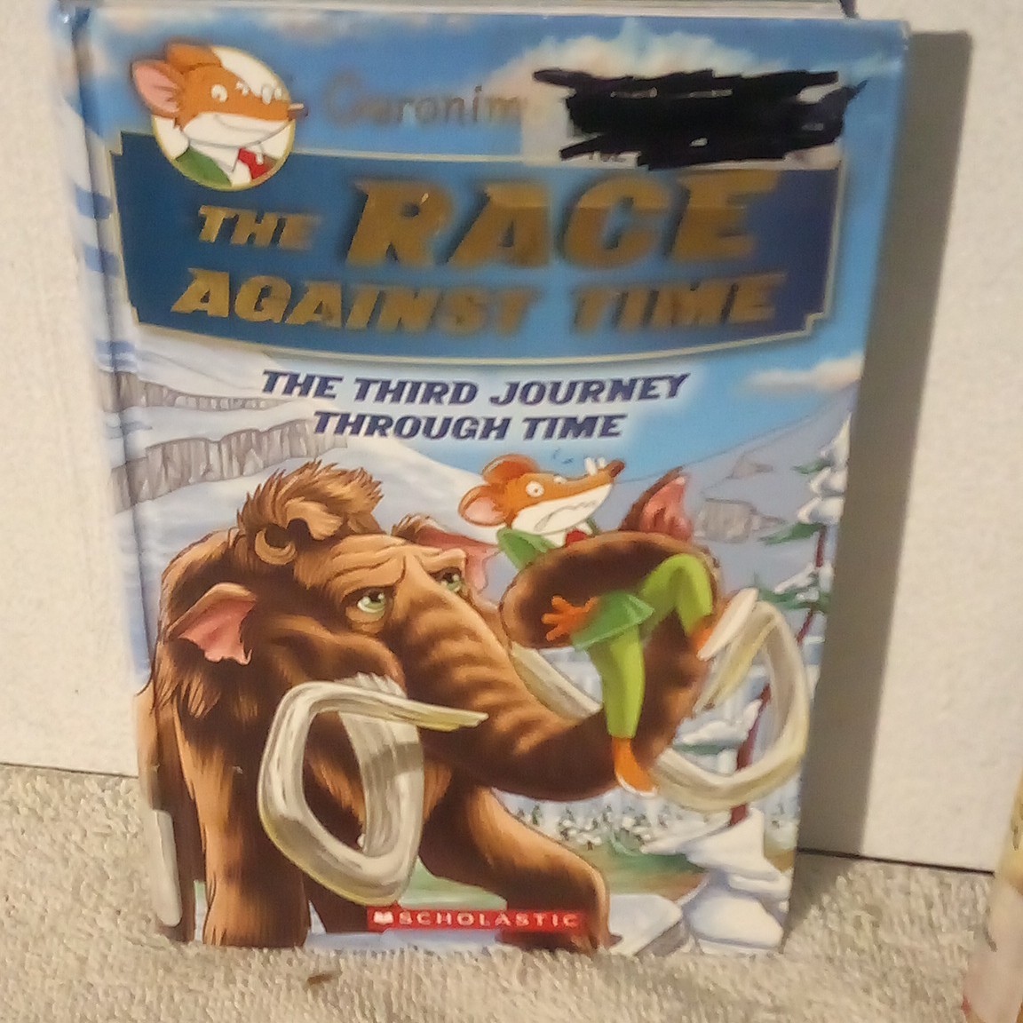 Scholastic Geronimo Stilton Journey Through Time hardcover book lot (2)