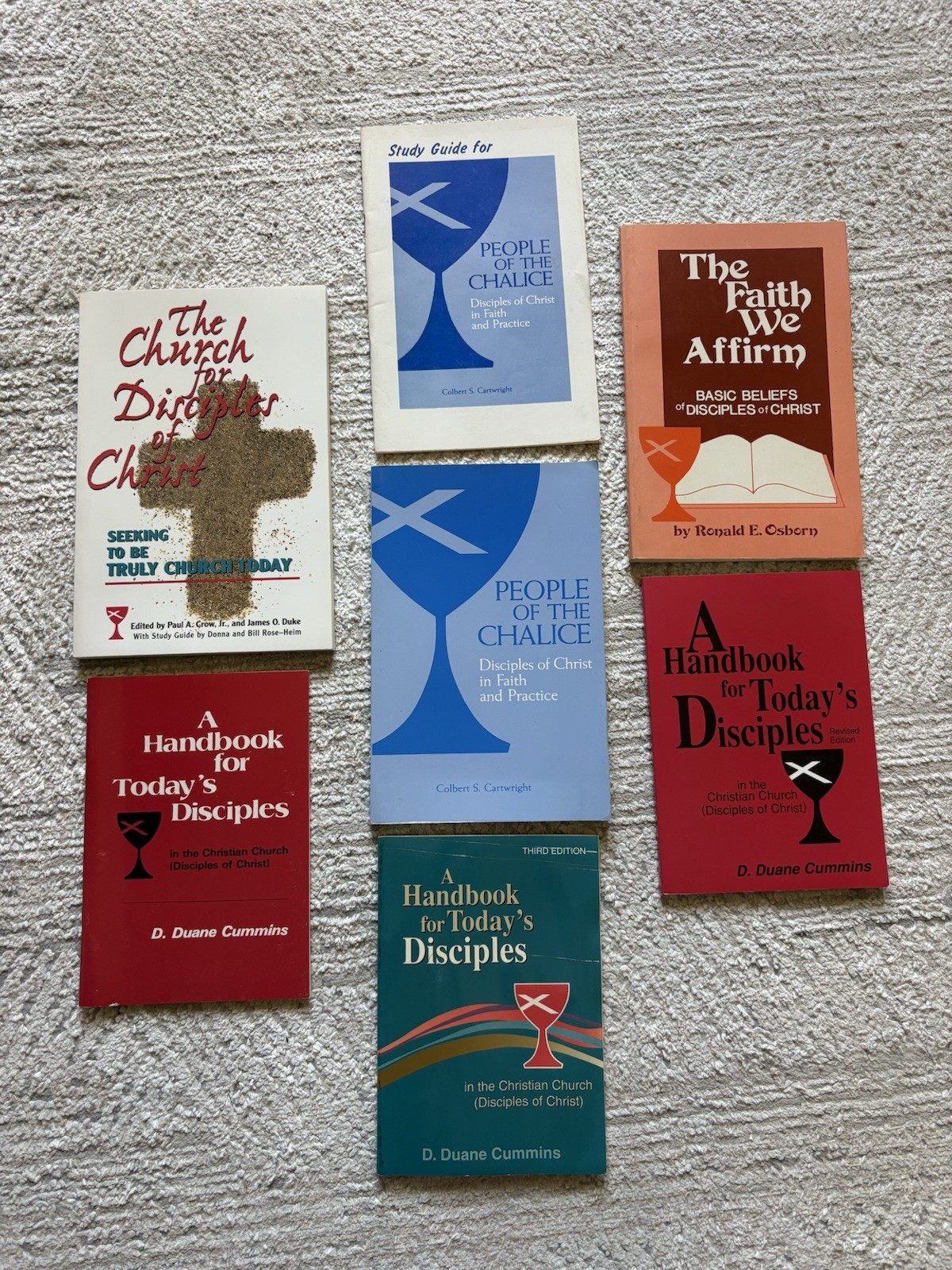 Christian Church Disciples of Christ Books Study Guides Handbook Faith Lot 7