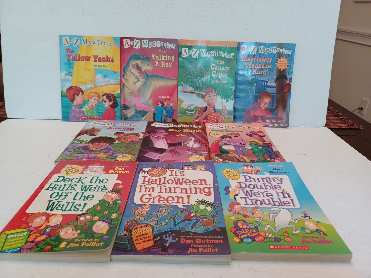 Childrens Mystery Novels Mixed Brands Lot Of 10 USED SEE PHOTOS FOR TITLES