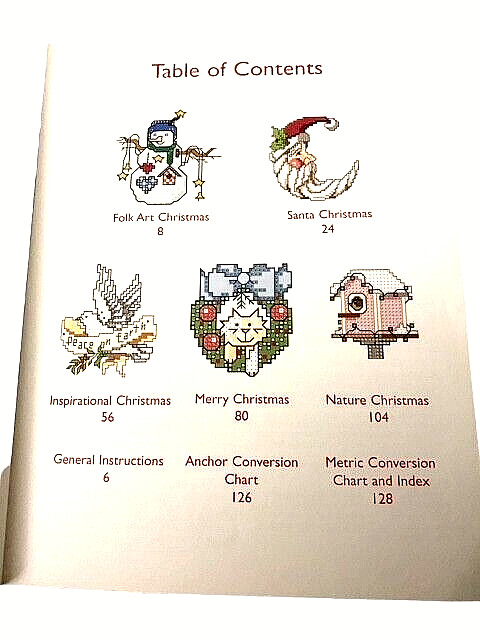 Donna Kooler’s 555 Christmas Cross Stitch Designs ISBN 0-8069-2263-X 128 Pages