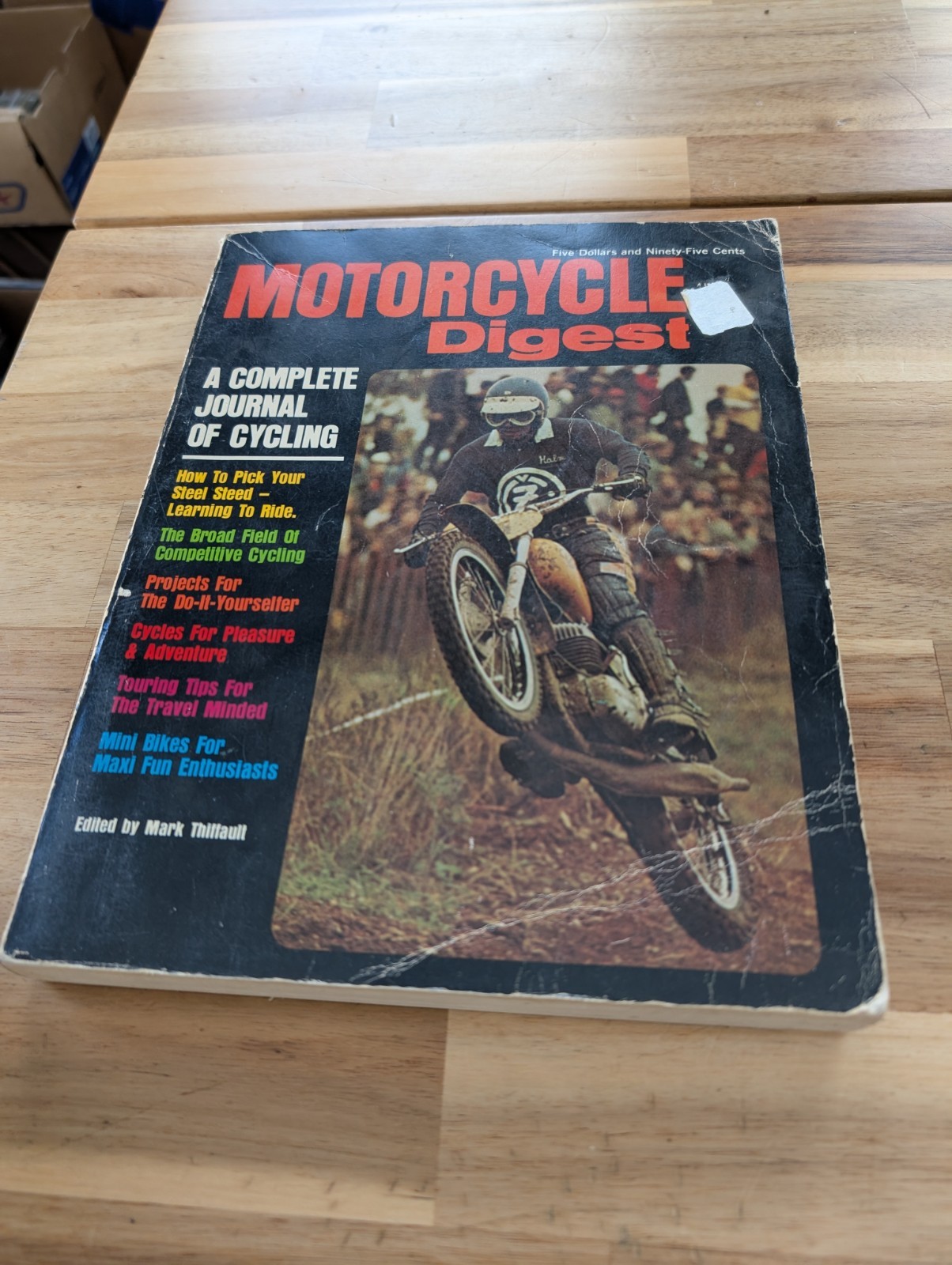 Motorcycle Digest, A Complete Journal of Cycling 319pgs 1972 Steve McQueen