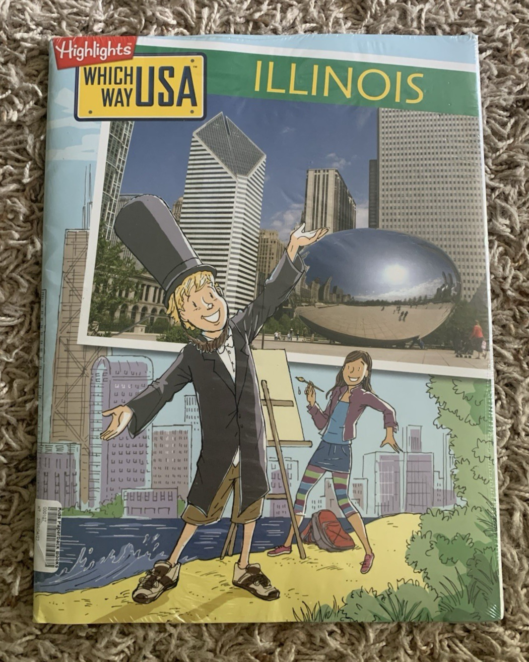 Highlights Which Way USA Illinois Virginia 2 Pack Sealed Educational Fun
