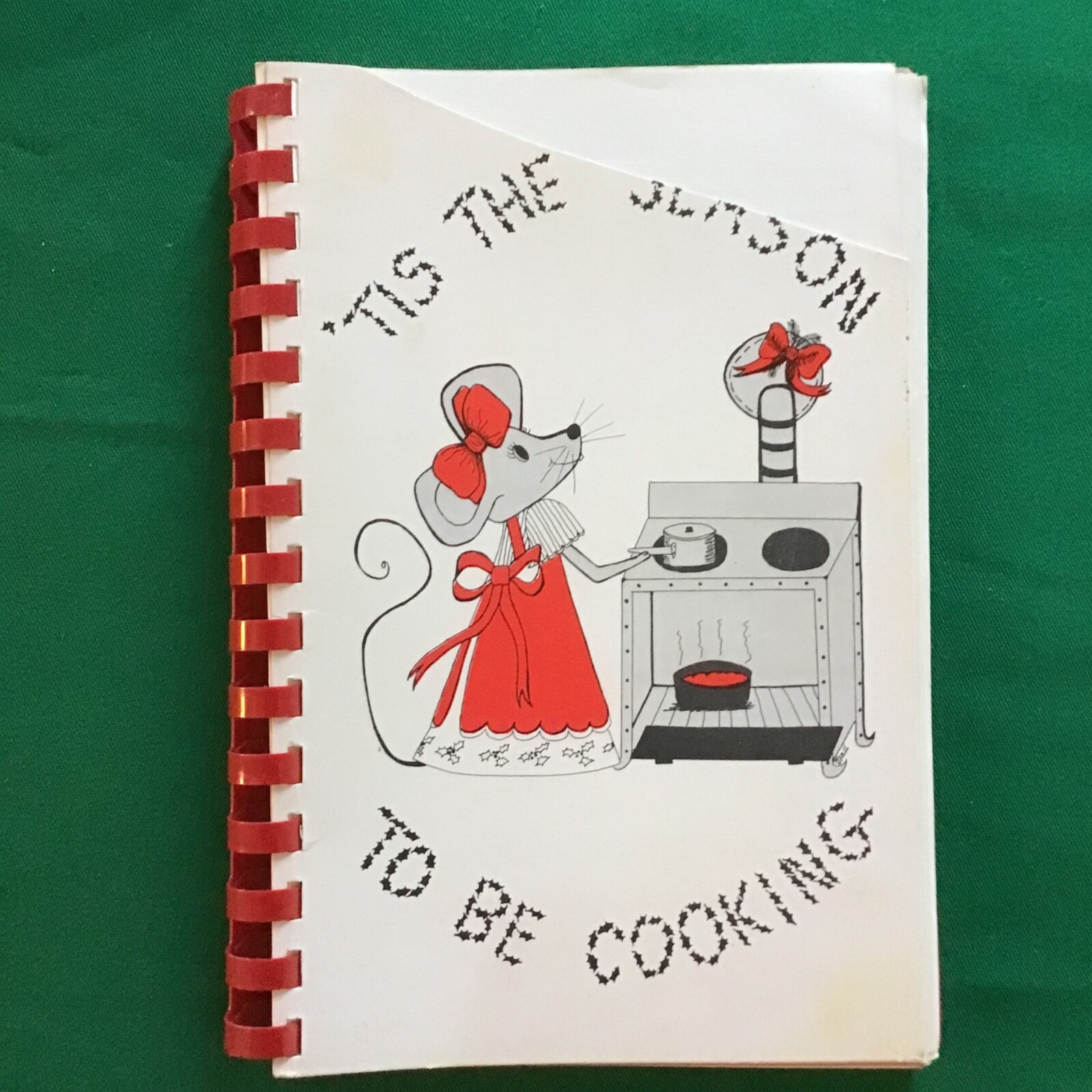 Vtg1978 Spiral Atlanta Family Christmas Cookbook Susan Chrane SEE INDEX PHOTOS