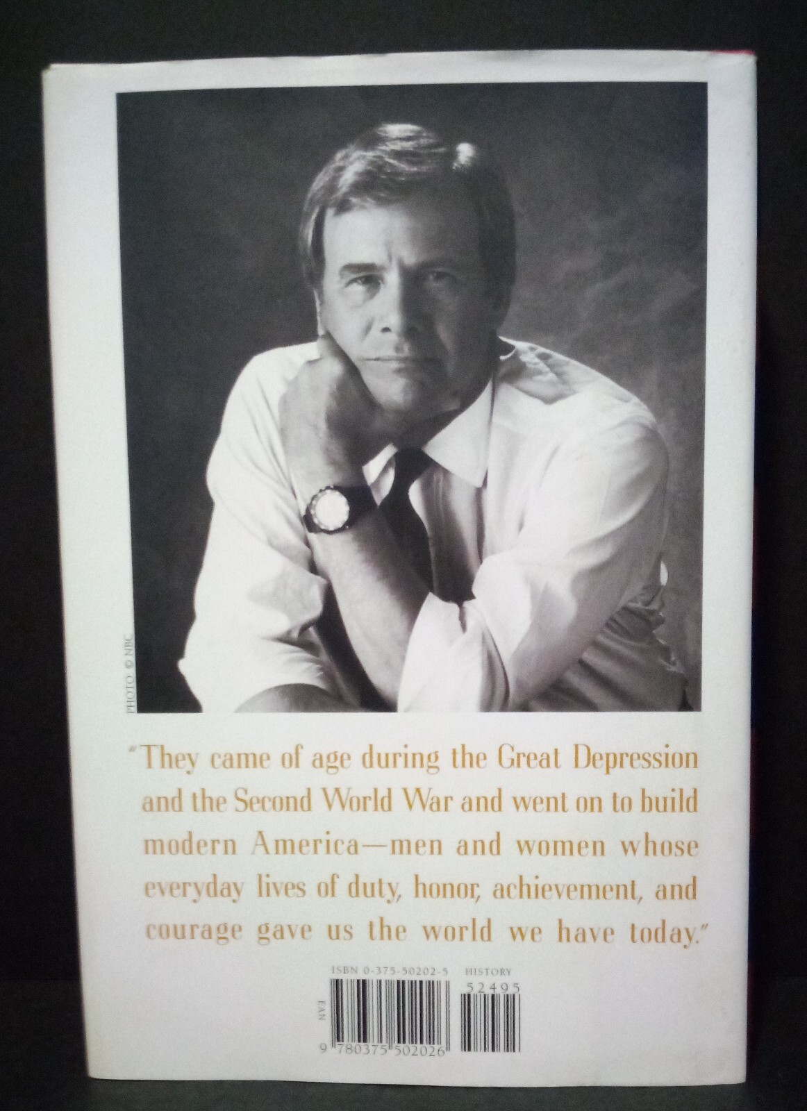 The Greatest Generation by Tom Brokaw Hardcover 1998