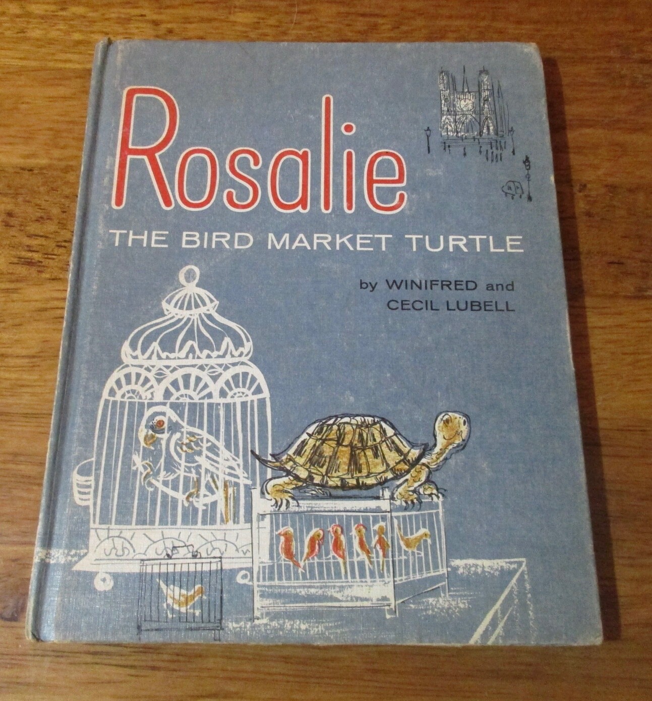 Rosalie the Bird Market Turtle by Winifred & Cecil Lubell 1962 Vintage HC
