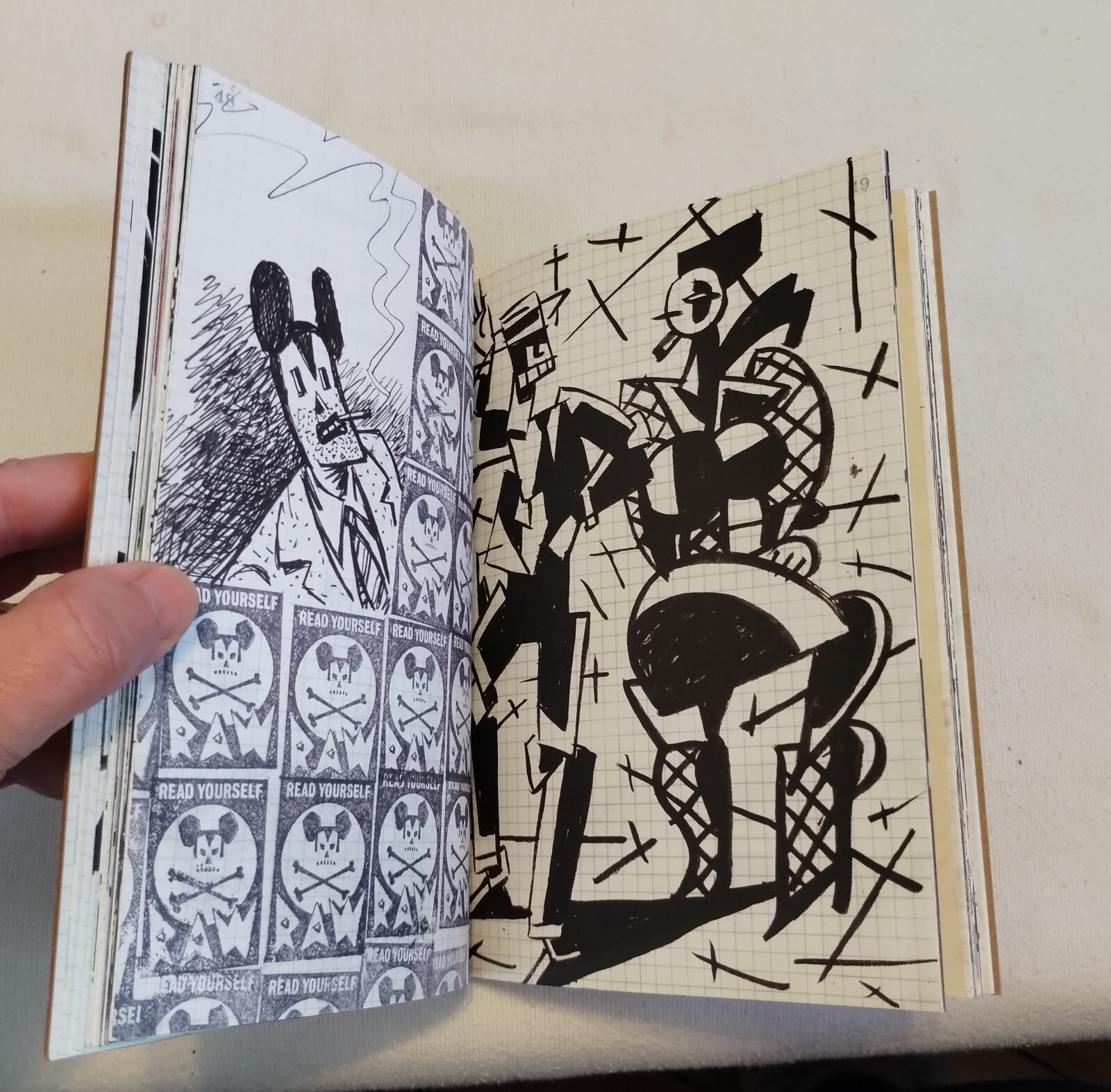 BE A NOSE! 1983 Sketchbook Art Spiegelman