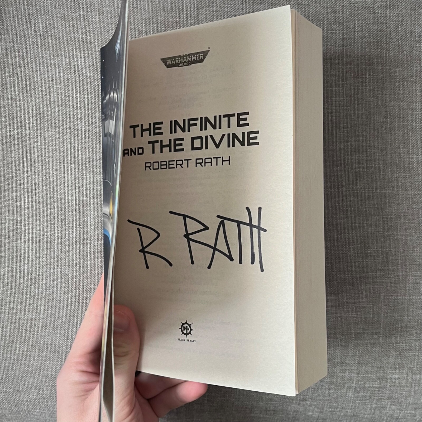The Infinite and the Divine by Robert Rath limited signed paperback