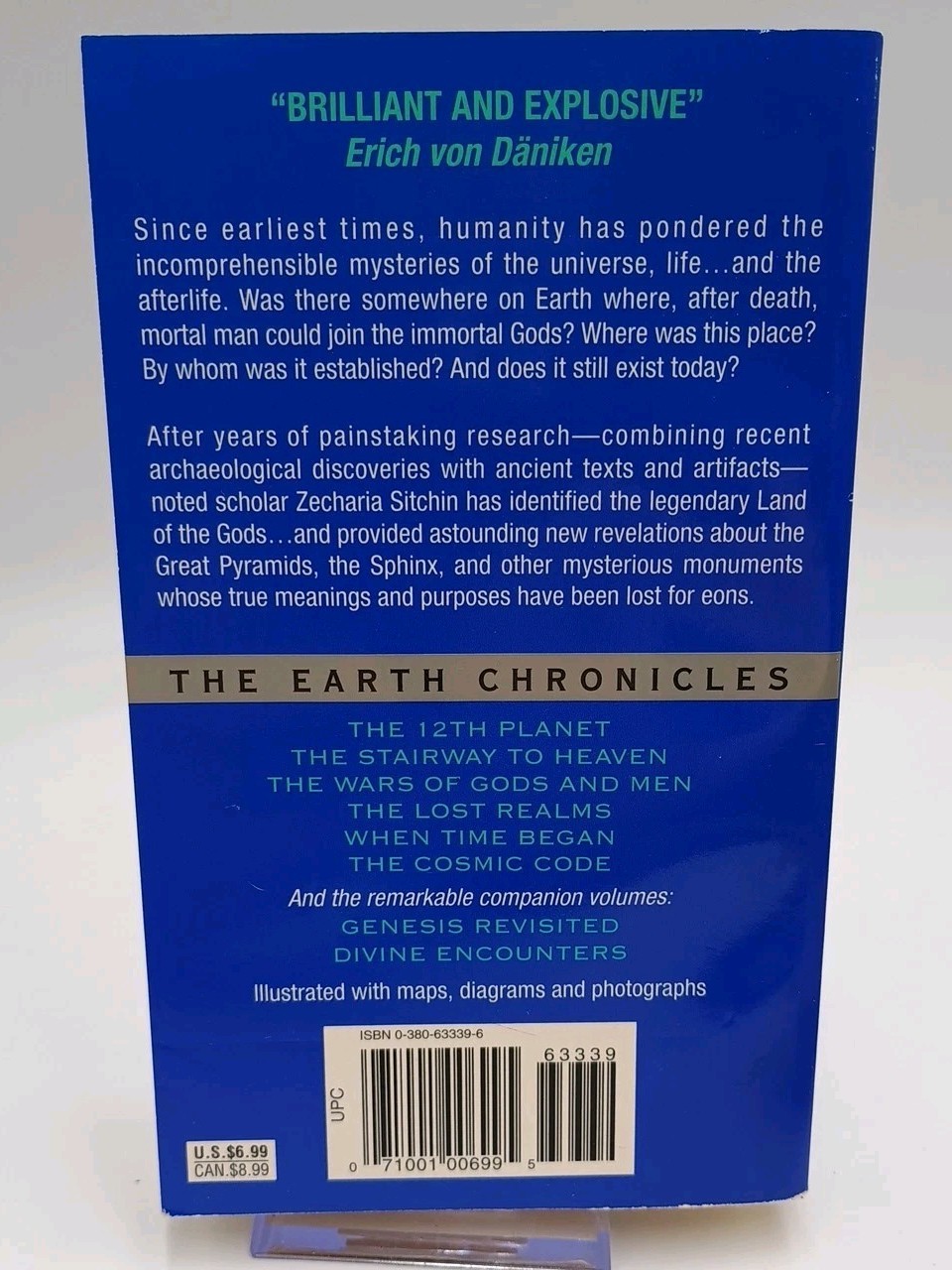 Zecharia Sitchin Paperback Lot Earth Chronicles 1 2 4 & 5 And Divine Encounters
