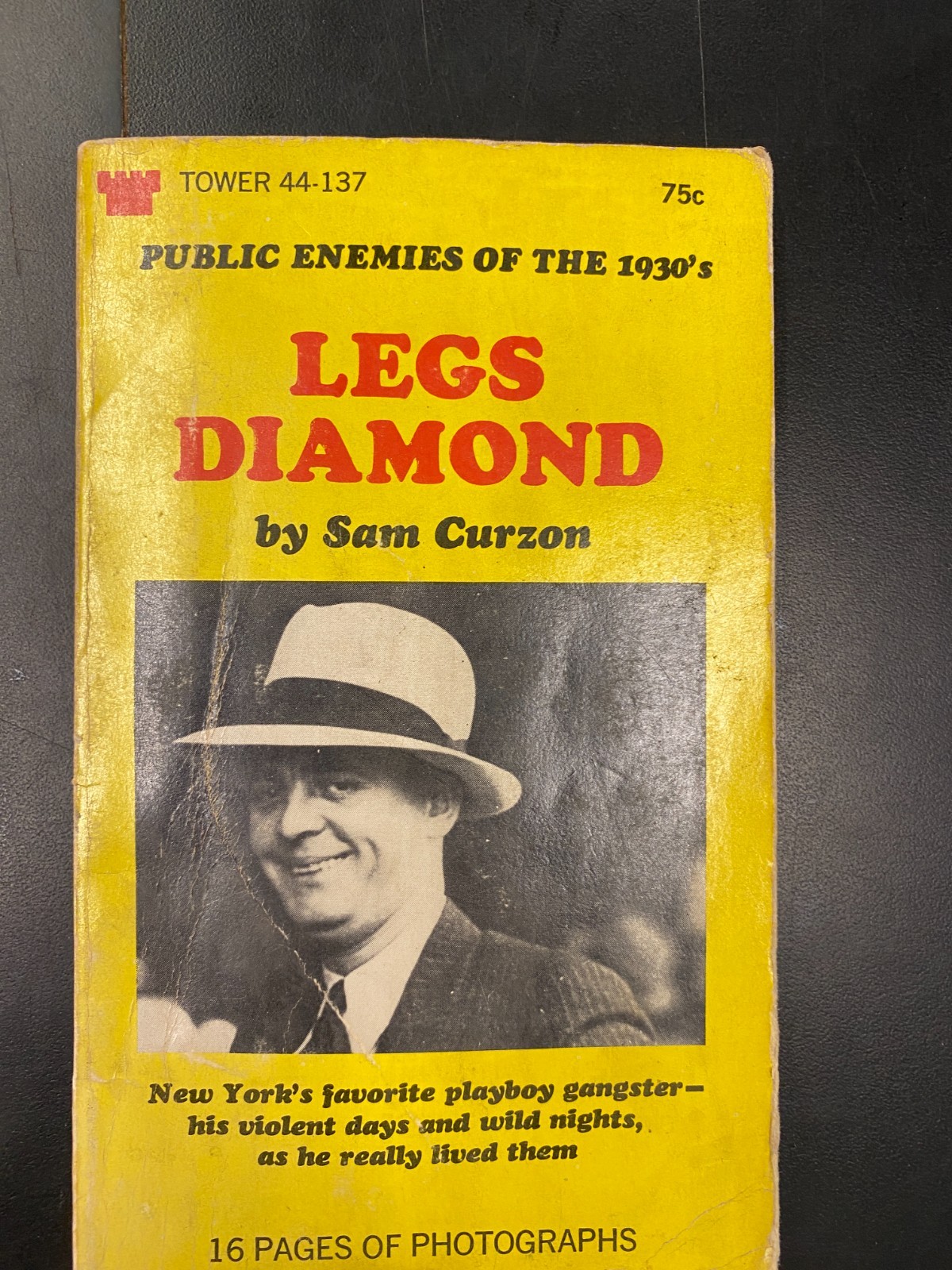 Legs Diamond by Sam Curzon Public Enemies Of The 1930’s, 1968 Vintage Paperback