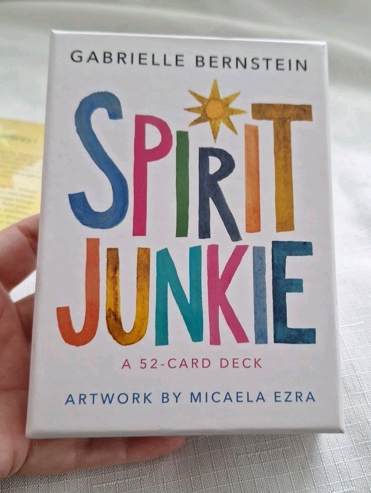 Spirit Junkie 52-Card Deck by Gabrielle Bernstein 2020 Affirmation Flash Cards