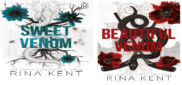 Rina Kent 2 book set : sweet venom + beautiful venom paperback