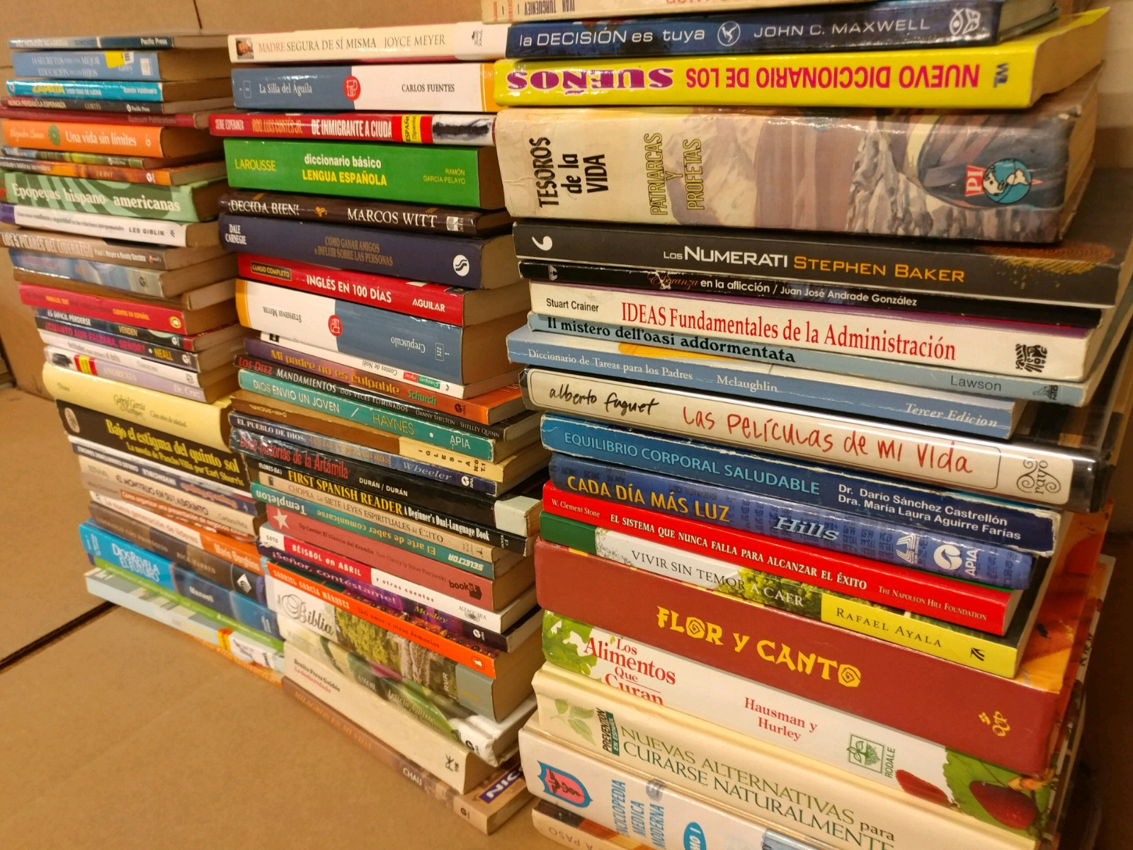 Lot of 10 Spanish ESPAÑOL Reading MEXICO Literature Books *RANDOM* UNSORTED MIX