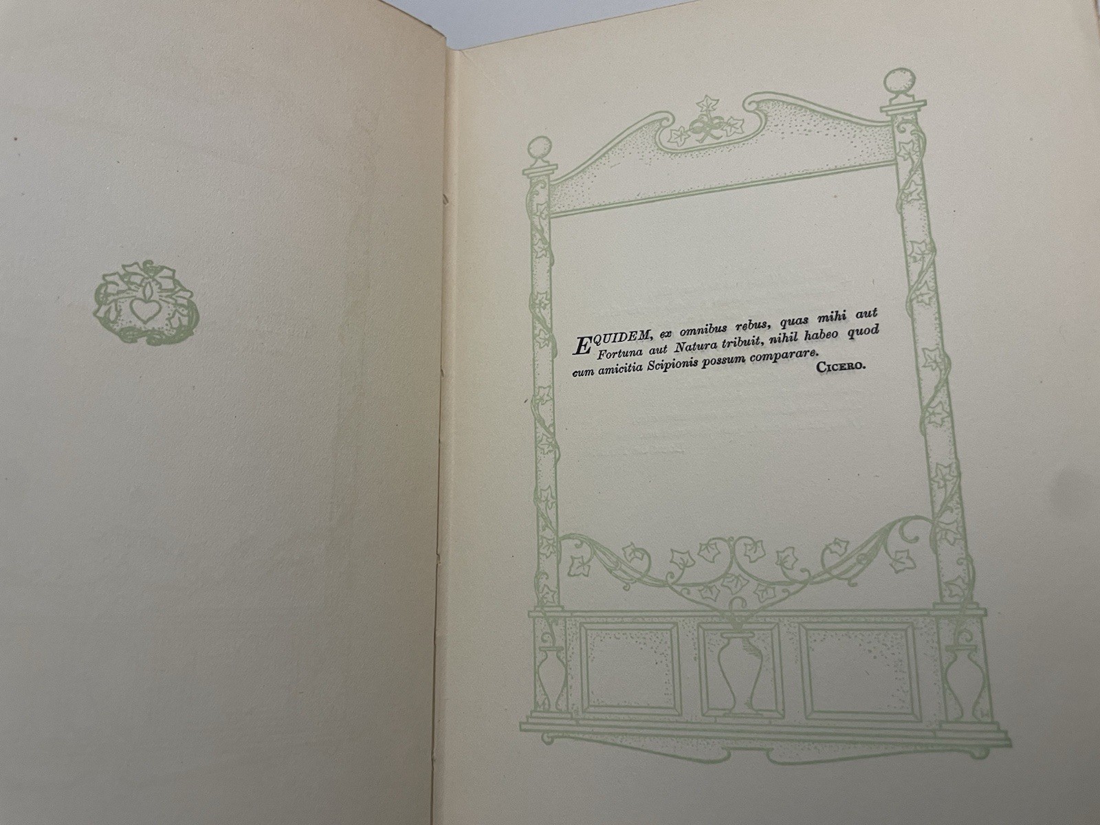 FRIENDSHIP by Hugh Black 1903 Fleming H. Revell Company Hardcover VERY GOOD