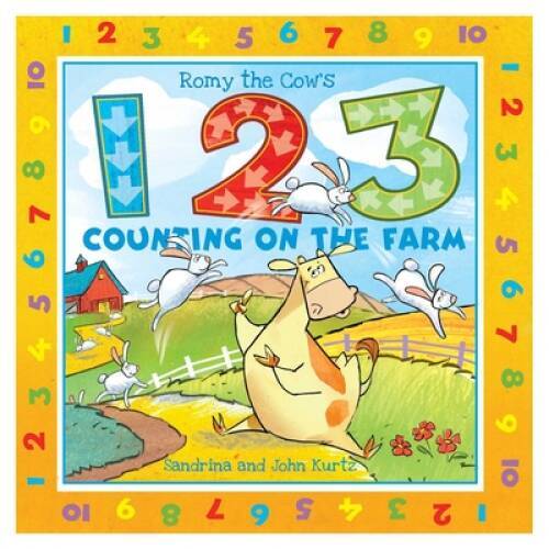 Romy the Cows 123 Counting on the Farm – Board book By Kurtz, John – VERY GOOD