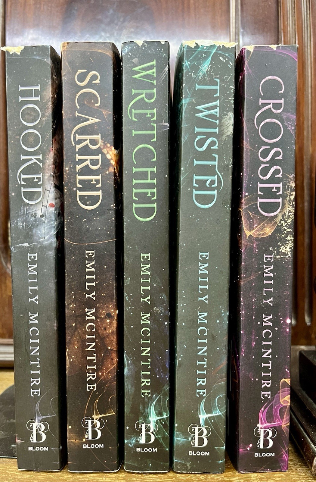 Emily McIntire Series (5 Bk Set) Hooked/Scarred/Wretched/Twisted/Crossed (AS IS)