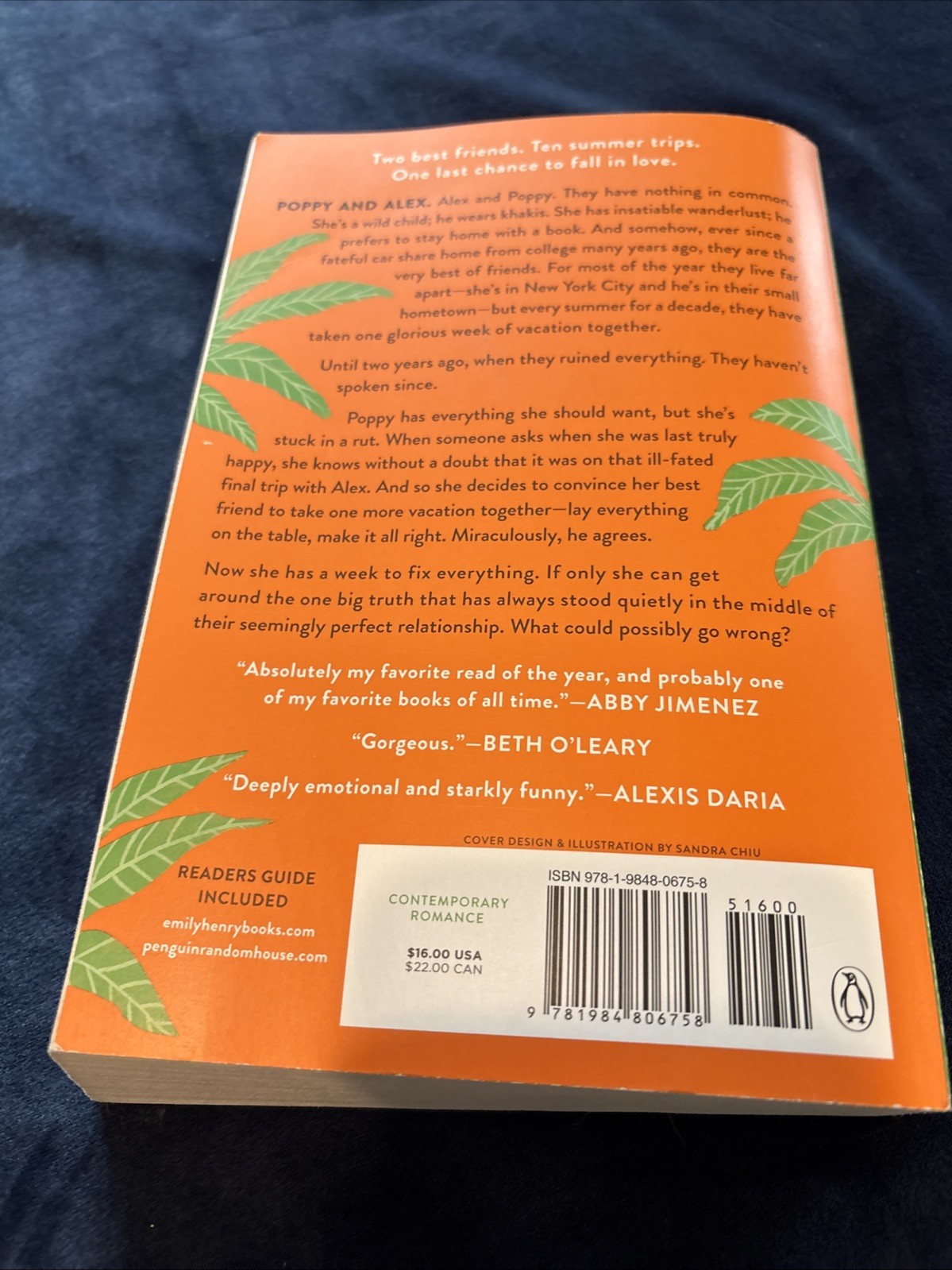 People We Meet on Vacation by Emily Henry (2021, Trade Paperback)