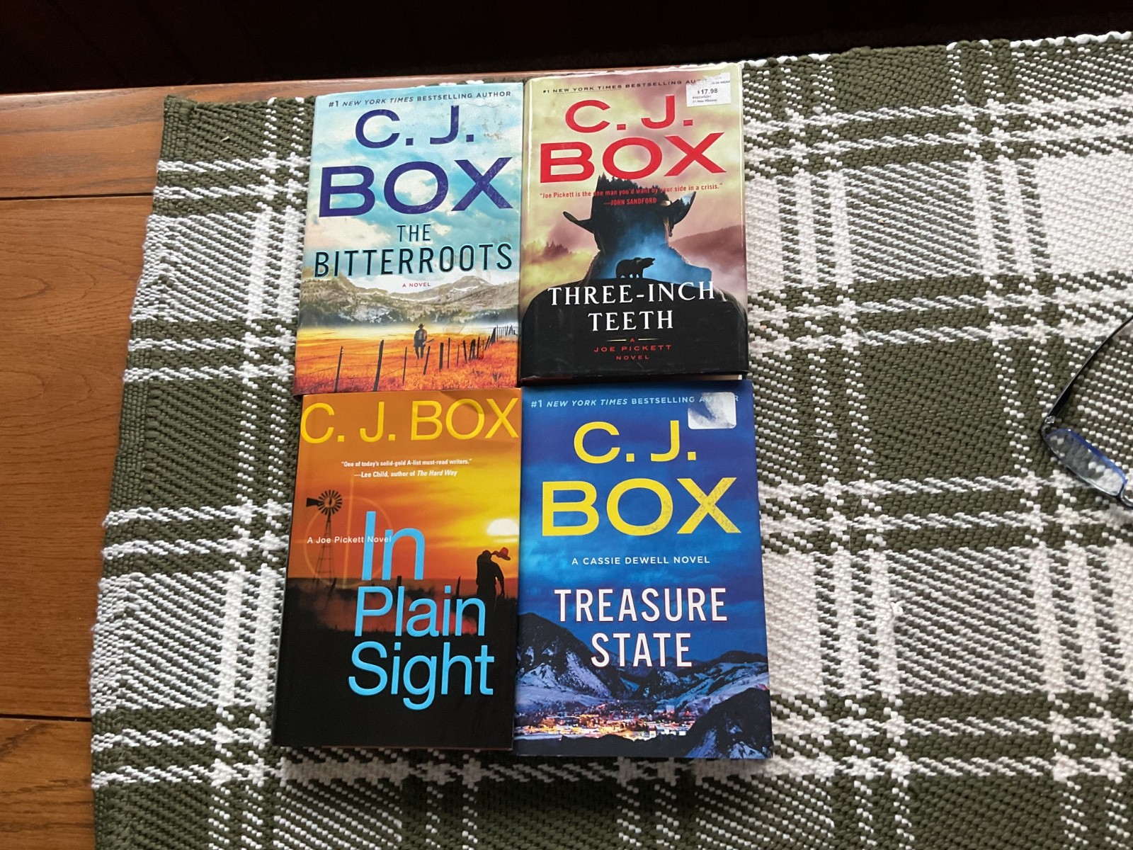 Lot of 4 C J BOX Joe Pickett HC/DJ