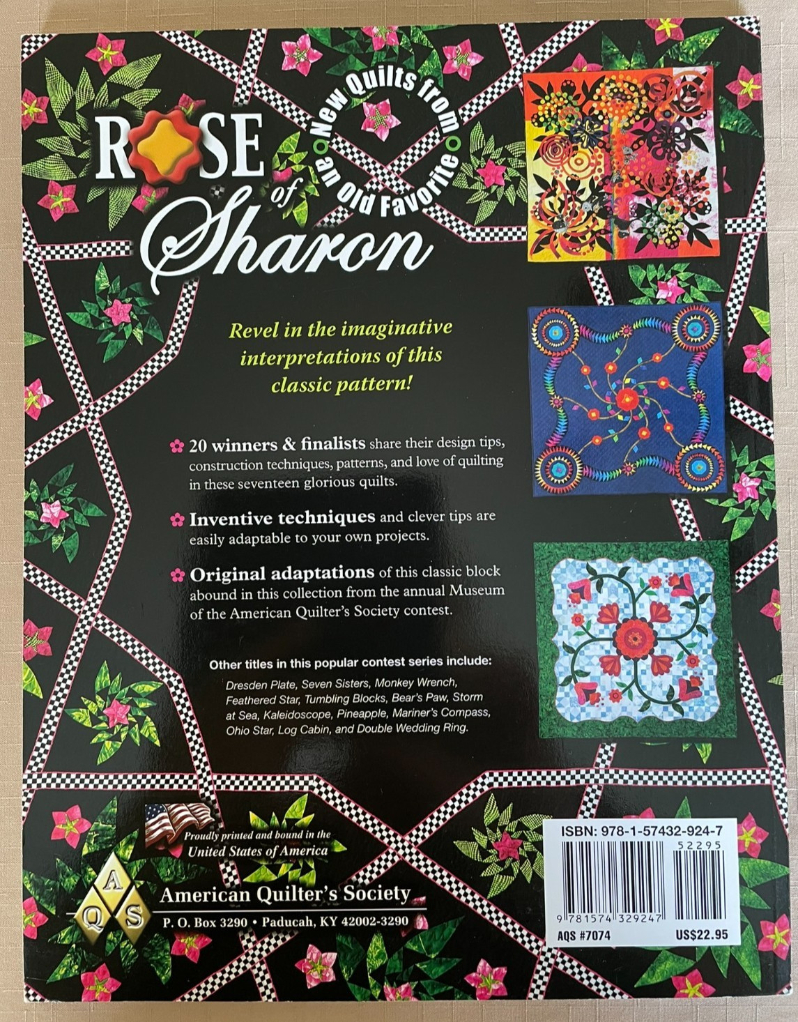 Rose of Sharon: New Quilts from an Old Favorite – American Quilter’s Society