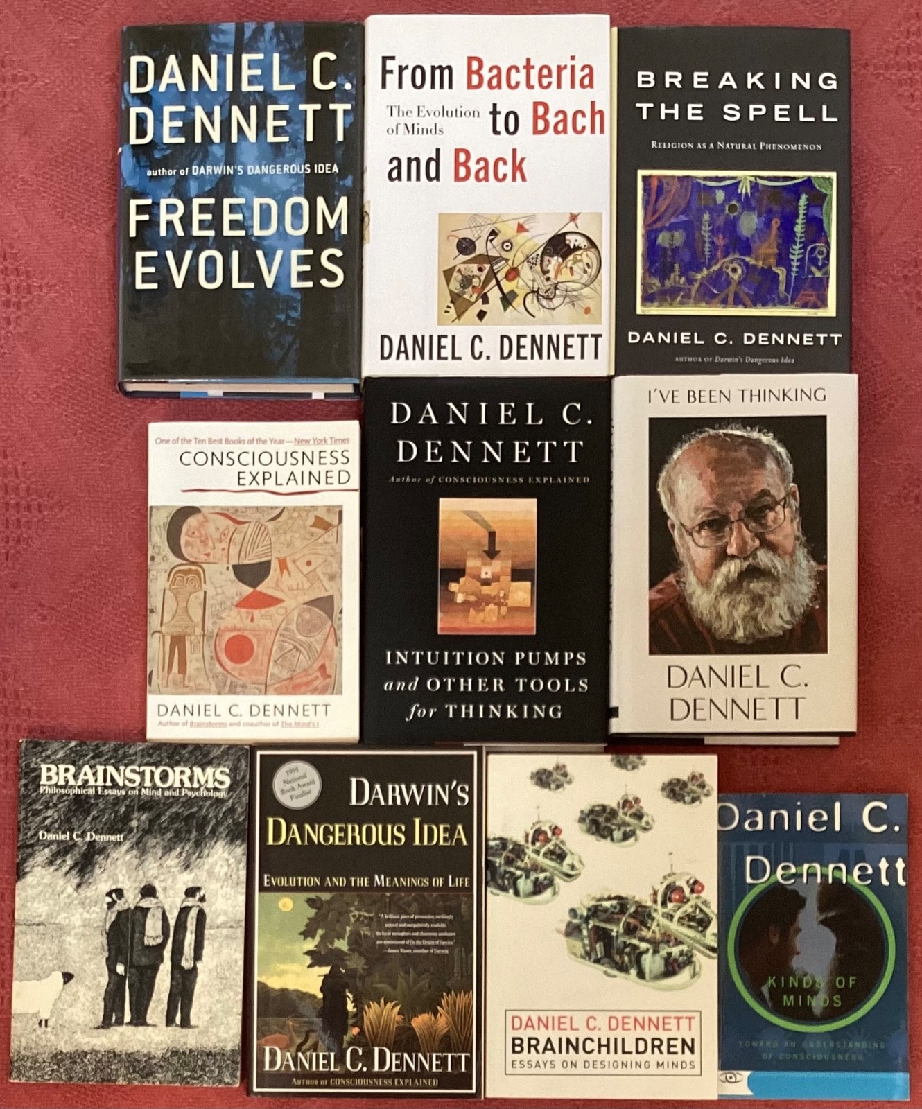 DANIEL C. DENNETT~Lot of 10 Books~Consciousness,Freedom,Pumps~Free Shipping