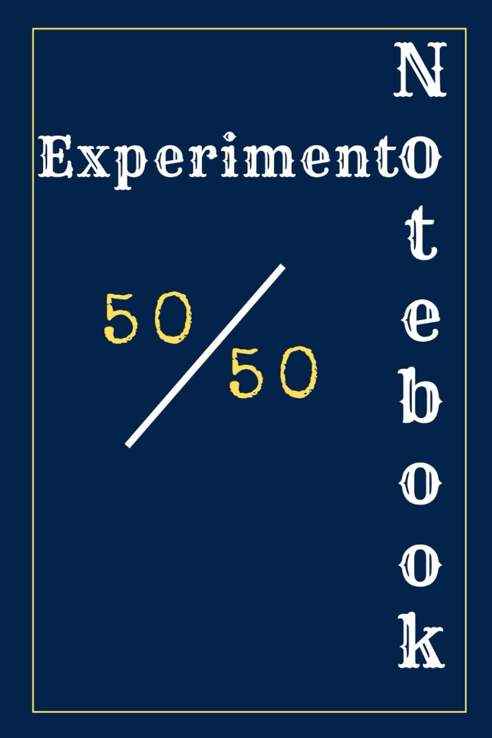 Combo Notebook 50/50: Lined & Graph Pages Side By Side 6×9