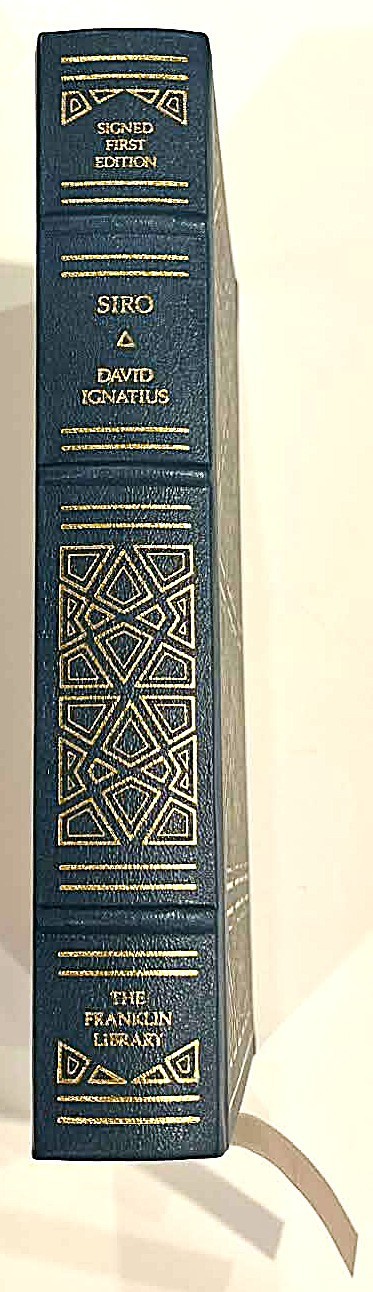 Siro David Ignatius SIGNED First Edition Hardcover The Franklin Library Leather