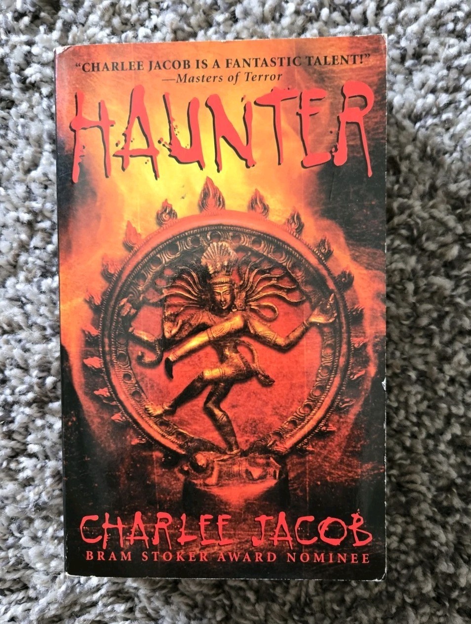 Haunter by Charlee Jacob, 2003 Leisure Horror Paperback Very RARE