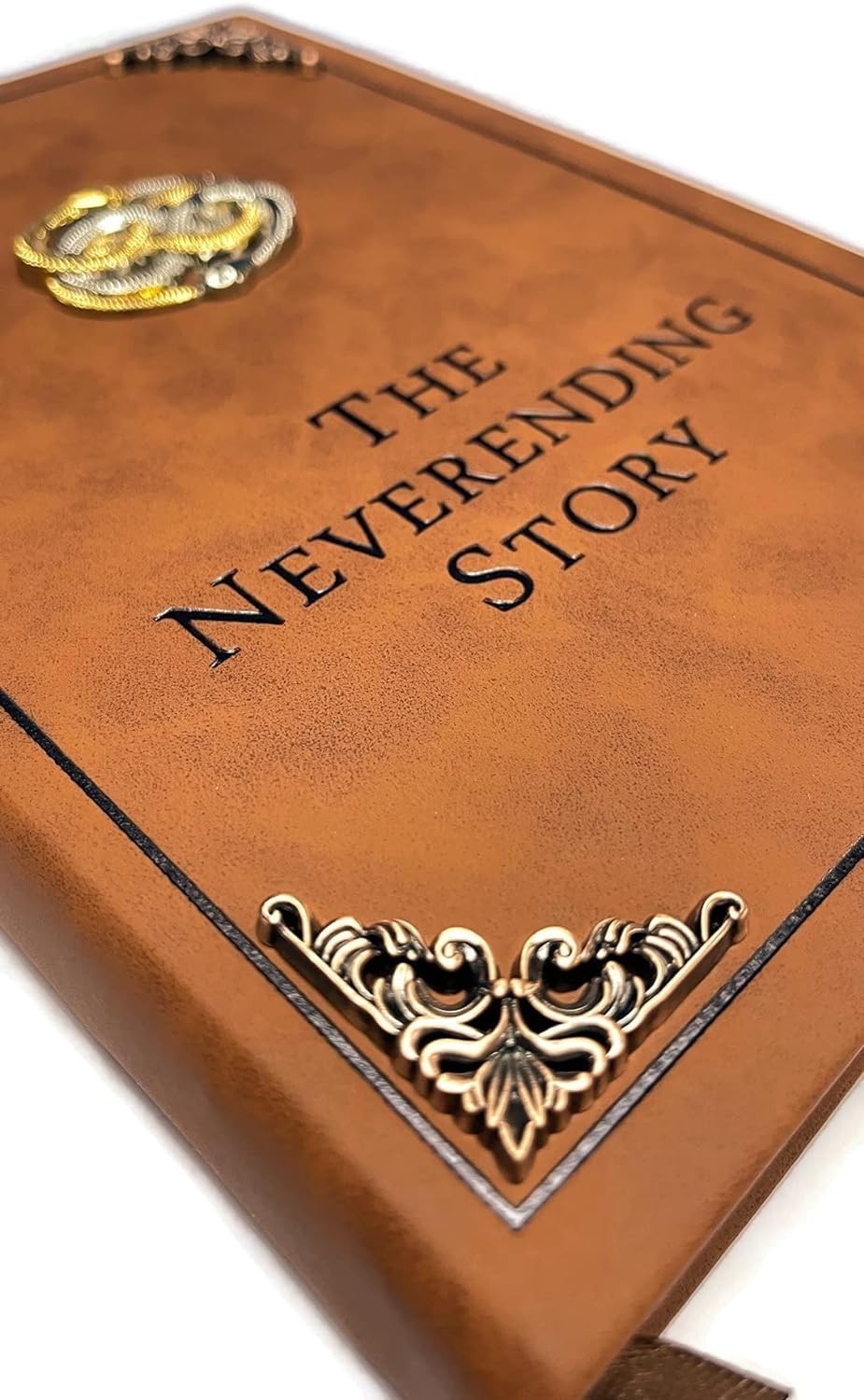 The Neverending Story Book Auryn Bastian Atreyu Replica Novel Brown