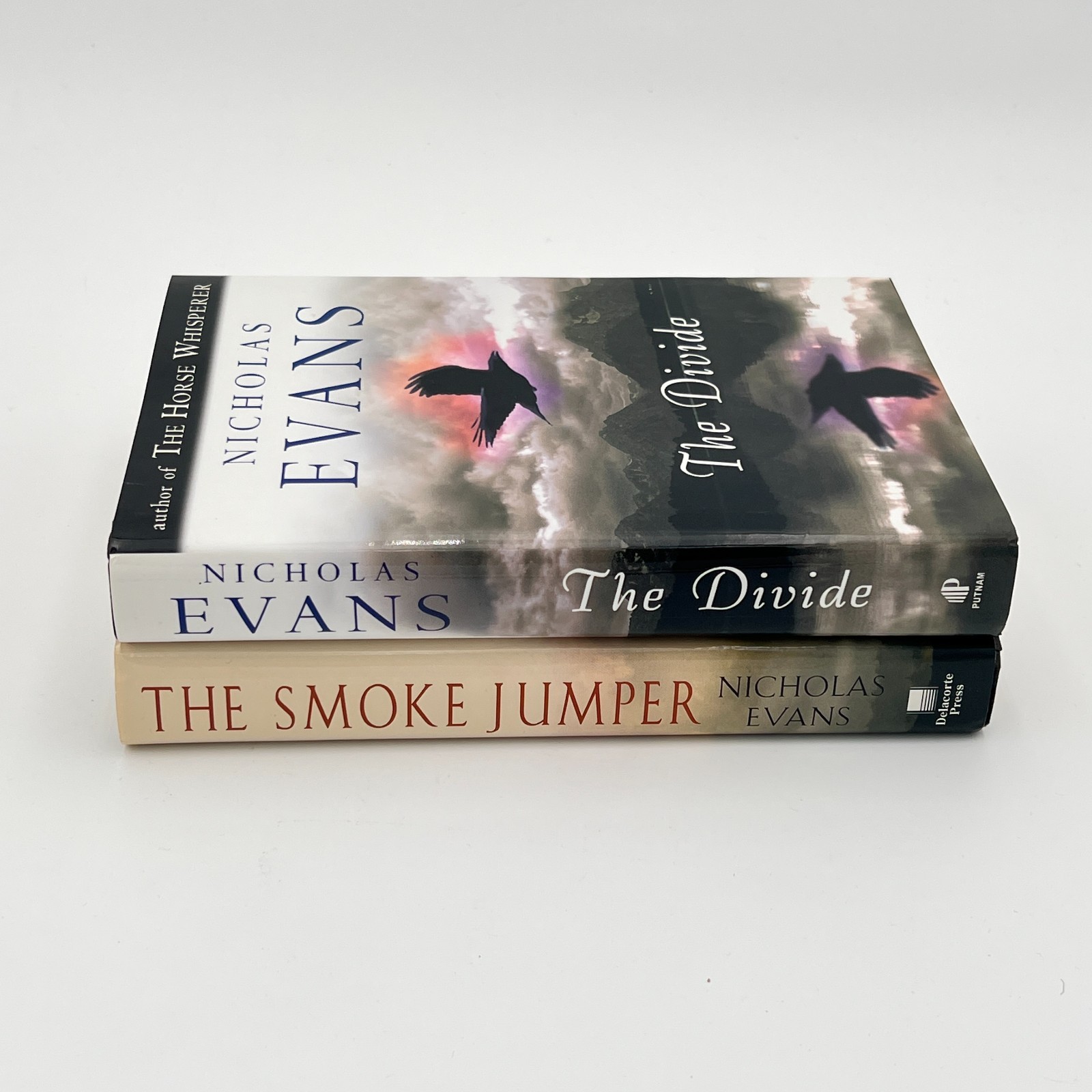 Nicholas Evans Book Lot The Divide & The Smoke Jumper