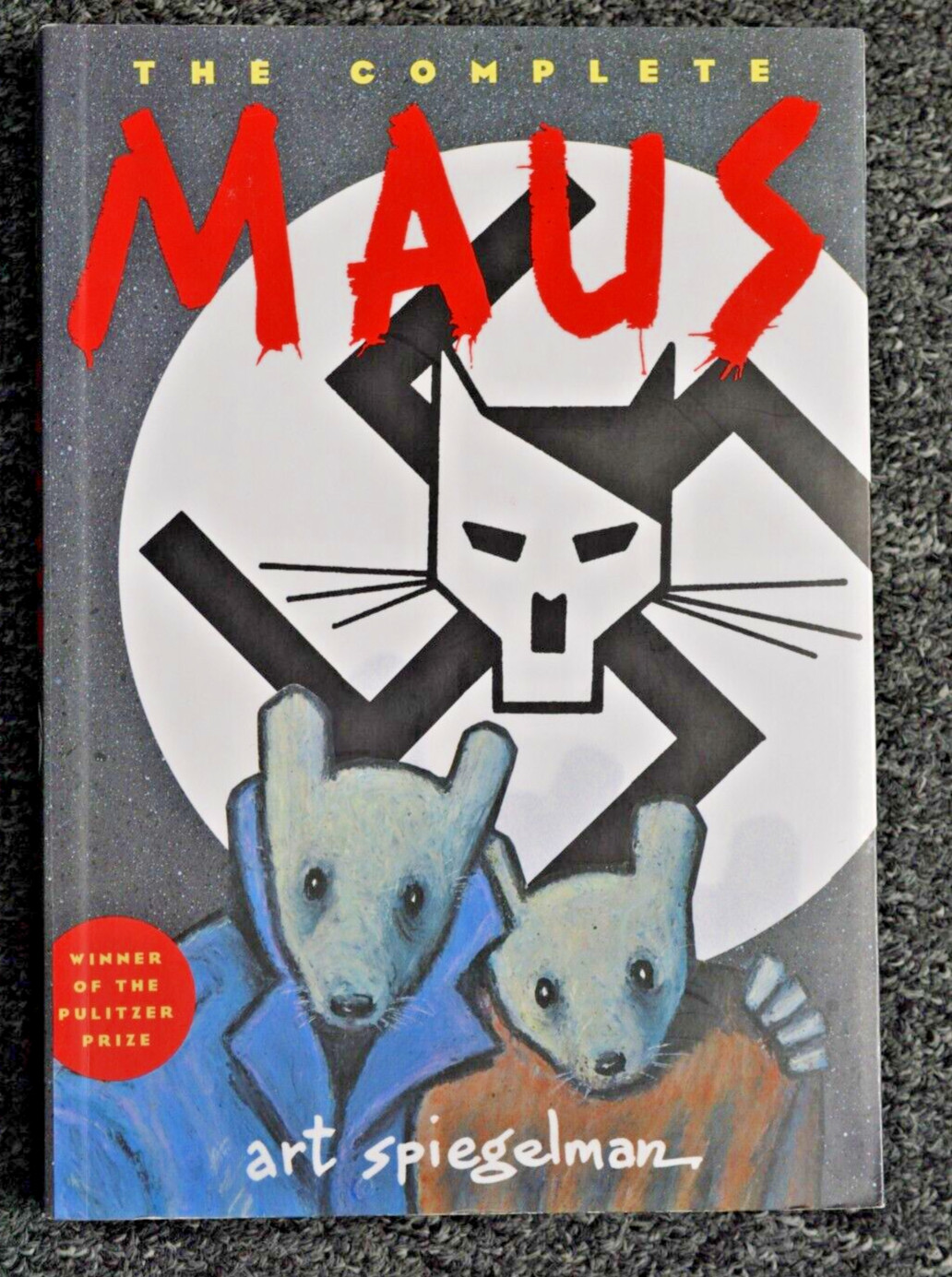 ART SPIEGELMAN’S COMPLETE “MAUS” PART 1 & 2 – PULITZER PRIZE WINNER!