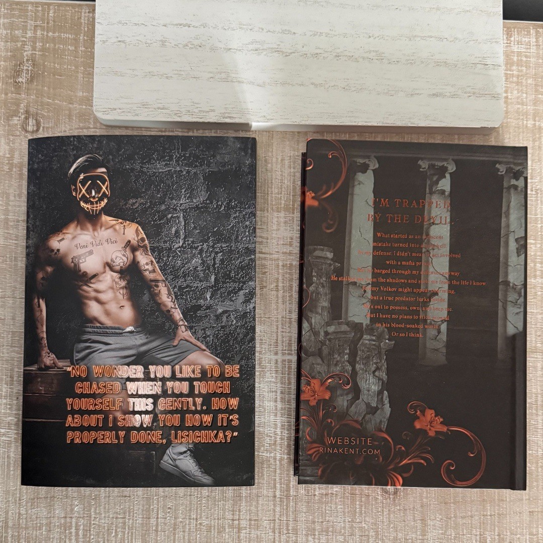 God of Wrath by Rina Kent OOP Signed Website Deluxe Edition w/Sprayed Edges