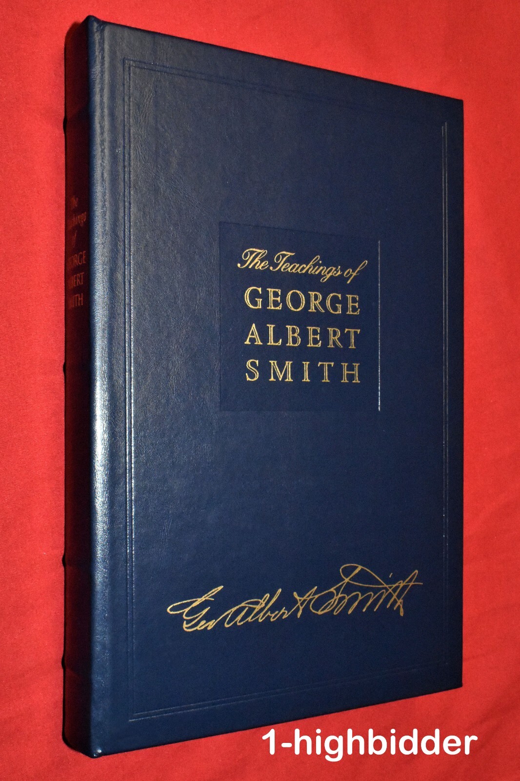 Teachings of George Albert Smith 2000 LDS Blue Leather Gift Edition Mormon