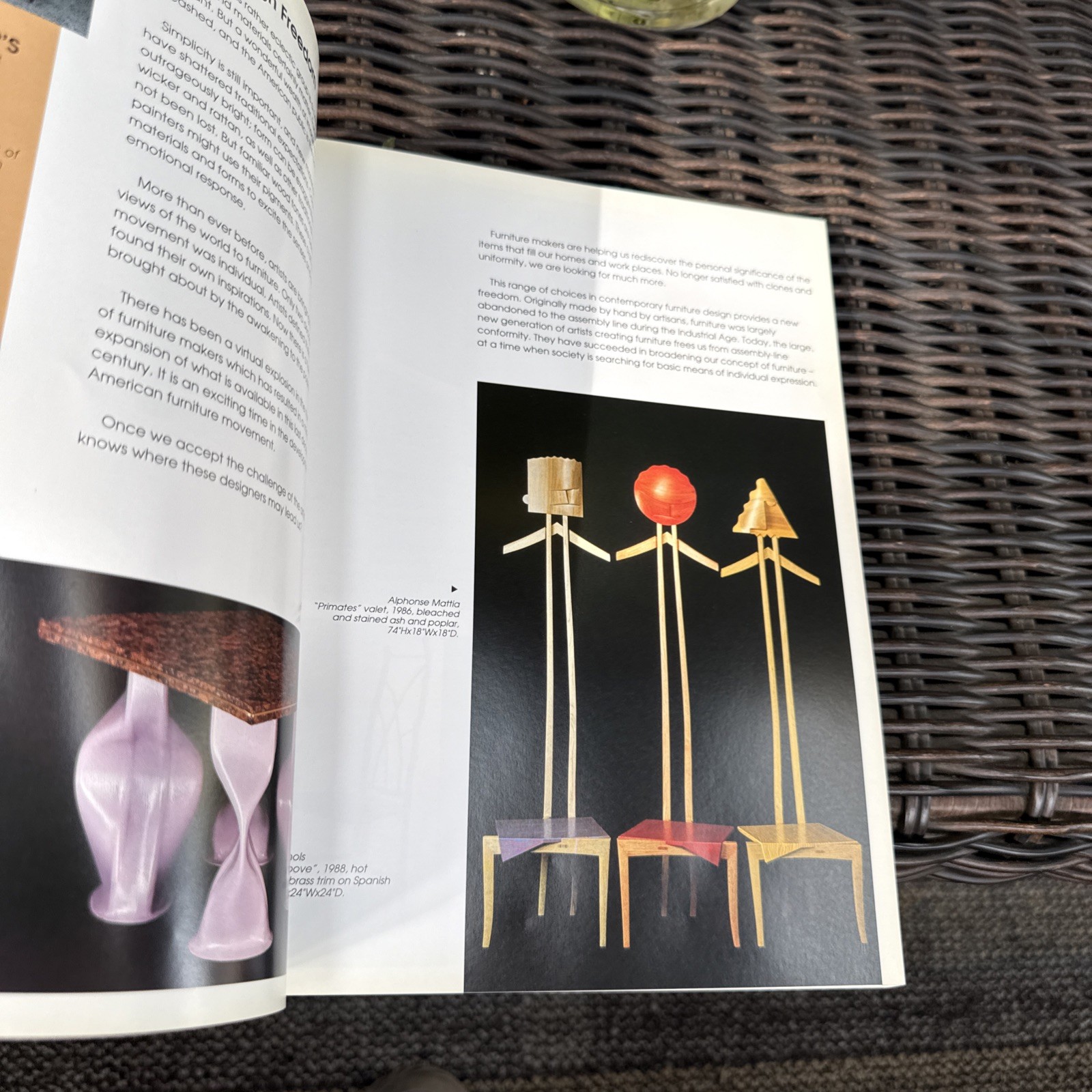 B84- Creative Designs In Furniture- Chairs Tables Beds PB 125 Leading Artists