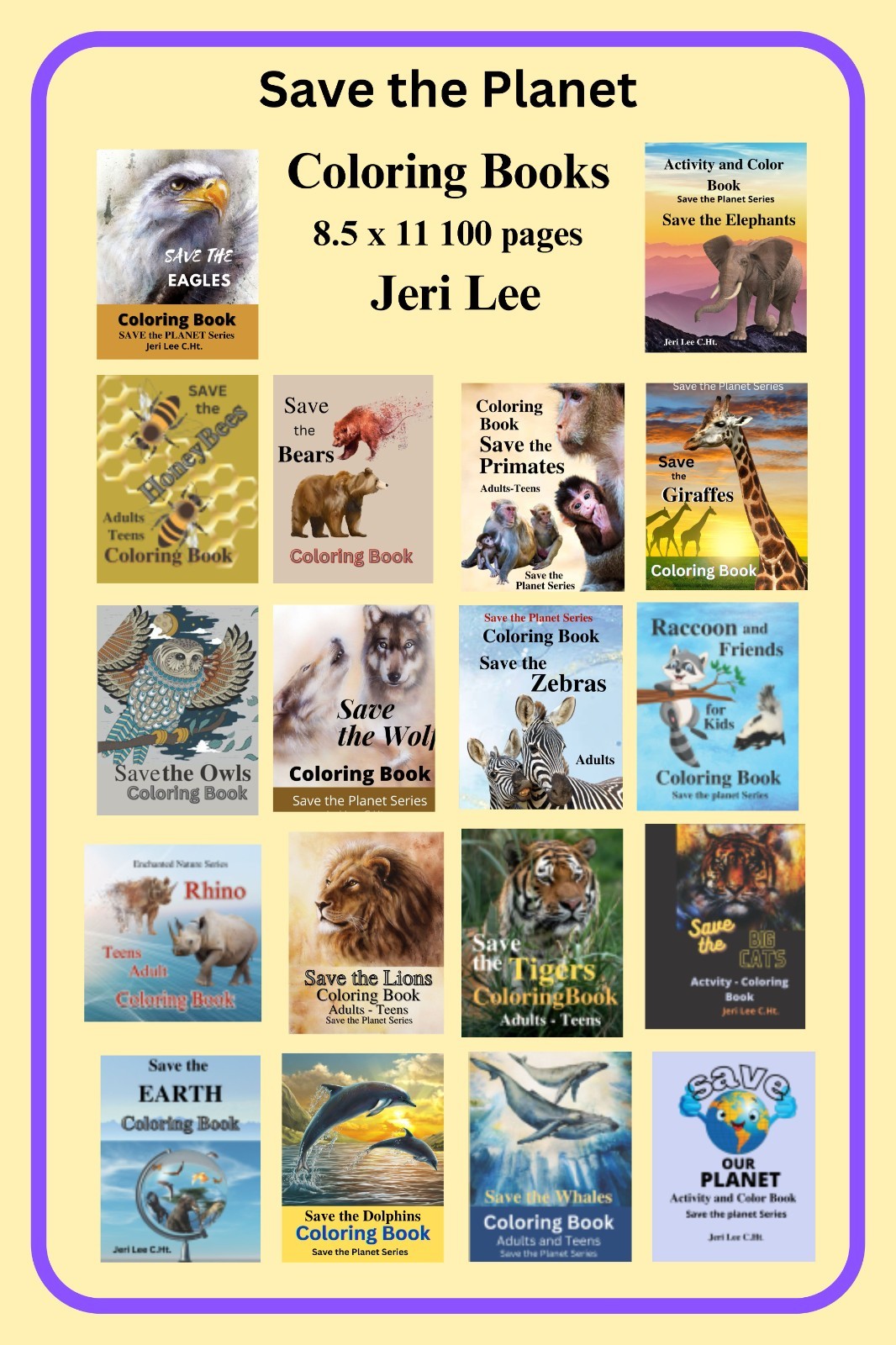 Save the Giraffes Coloring Book for Adults Teen 108 Pages 8.5 x 11 for All Ages