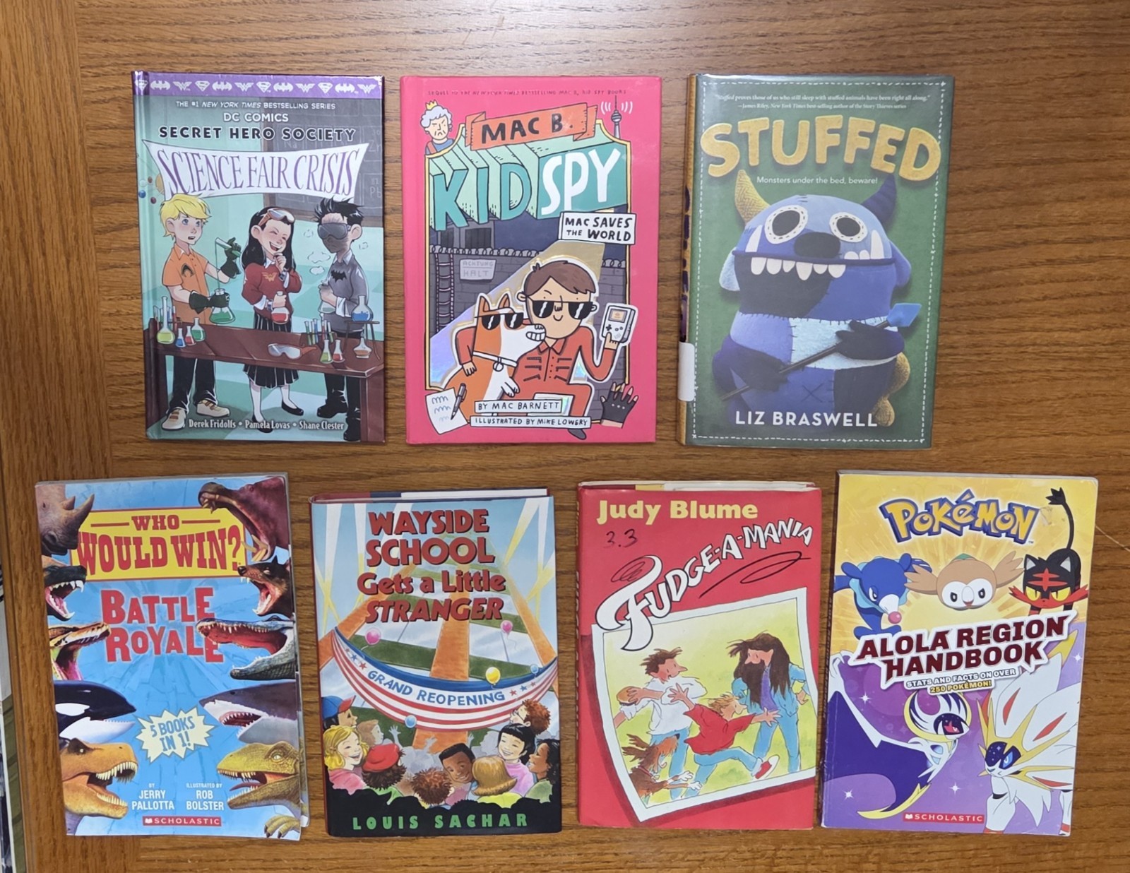 Boys Chapter Book Lot 7 RL 3-6 Boy Interest – Hardcover (5) Paperback (2)
