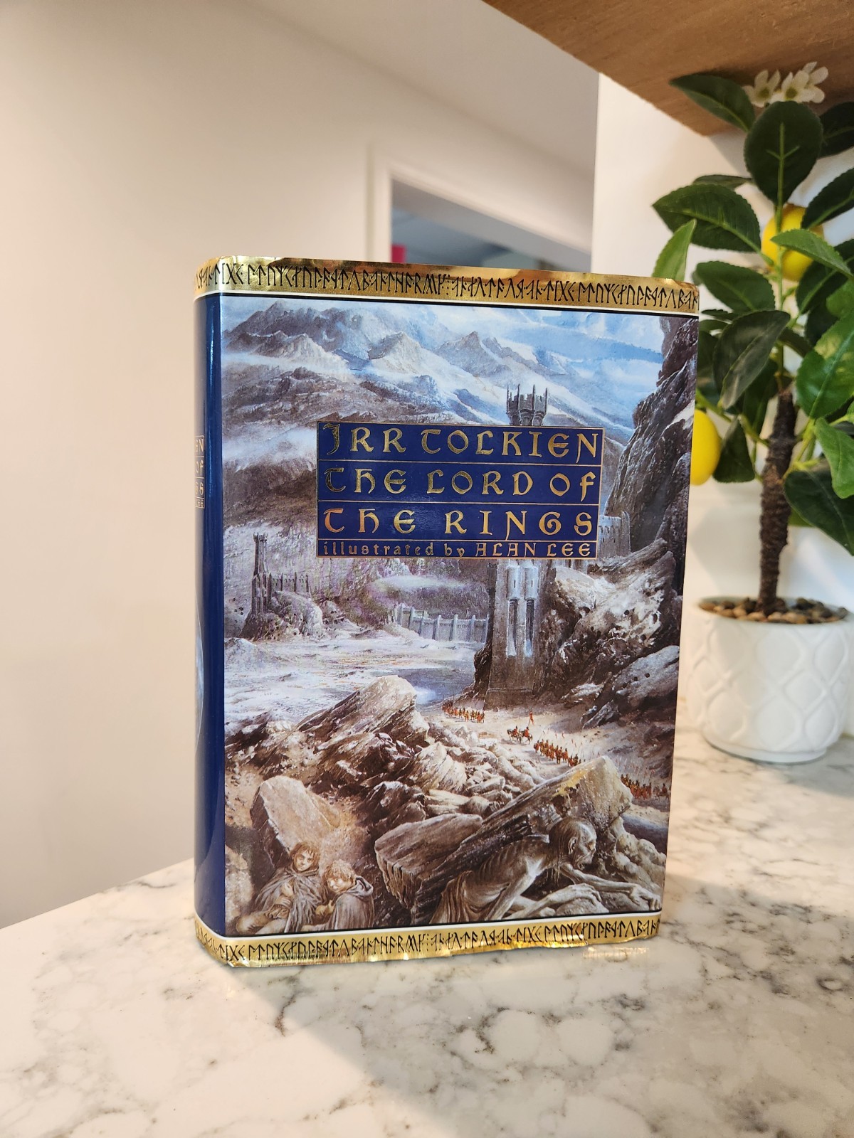 The Lord of the Rings JRR Tolkien Centenary Edition 1993 ALAN LEE Illustrated DJ