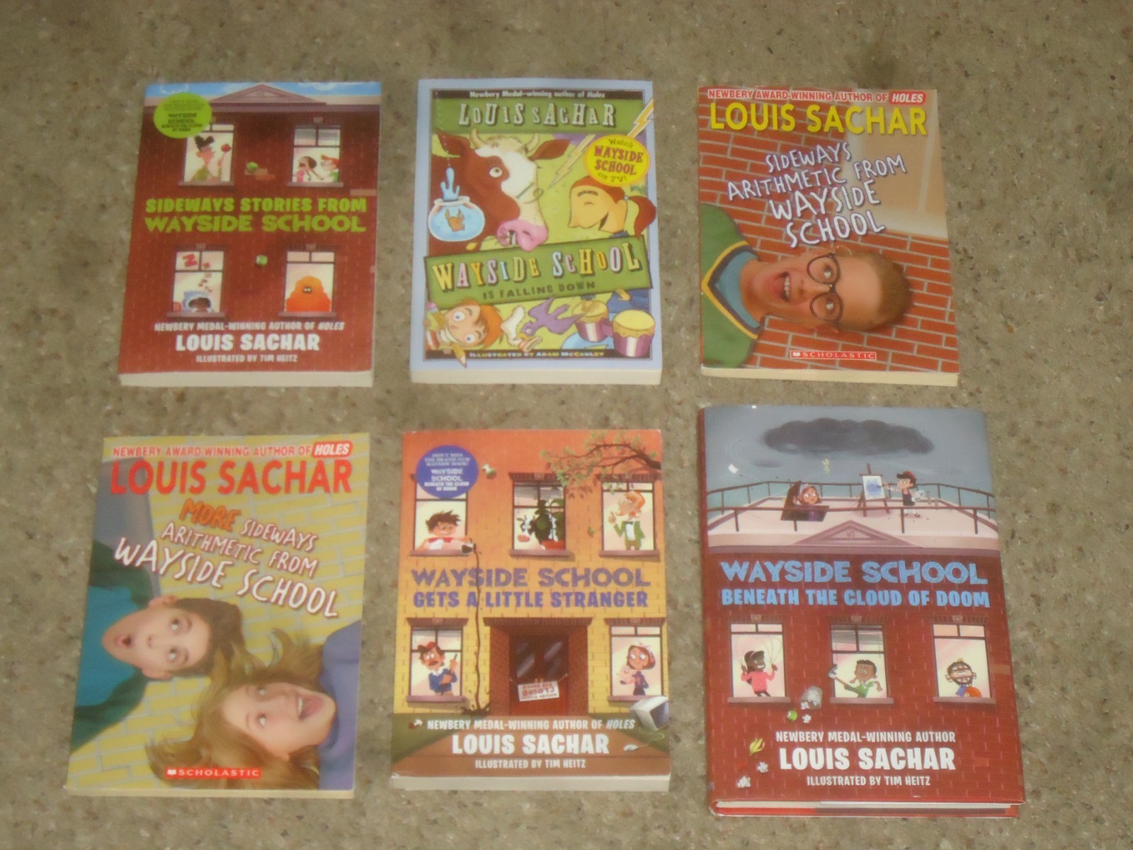 Complete Lot 6 Wayside School Series Louis Sachar Books