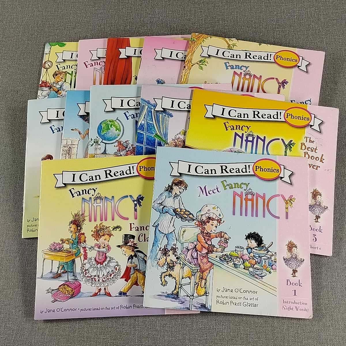 Fancy Nancy Jane O’Conner I Can Read Phonics Kids 12 Paperback Book Lot