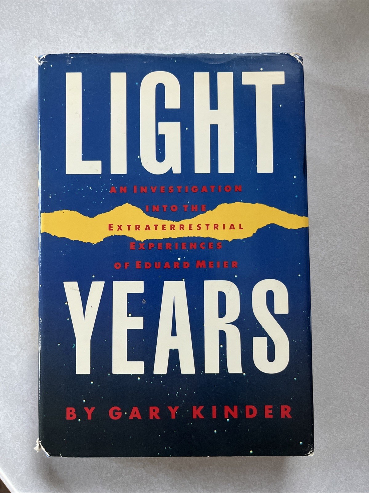 LIGHT YEARS Gary Kinder 1987 Hardcover UFO’S Eduard Meier W/Dj HC Gd Pics