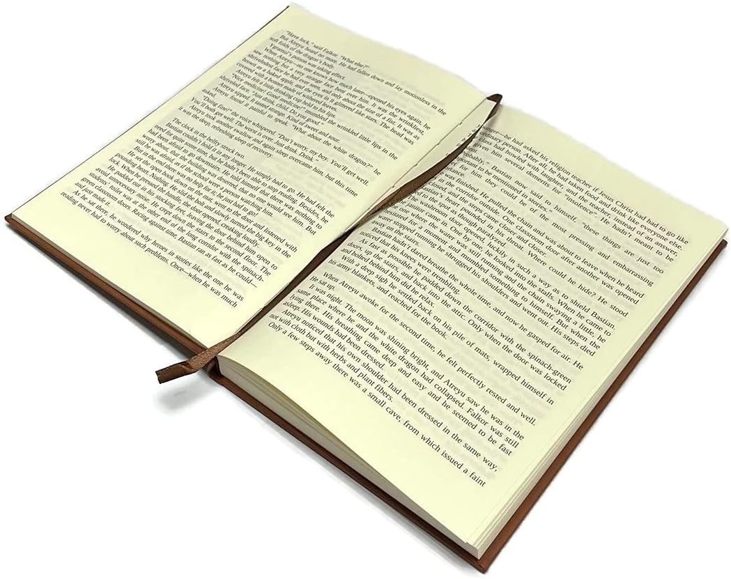 The Neverending Story Book Auryn Bastian Atreyu Replica Novel Brown