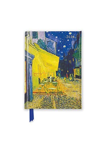 Vincent van Gogh: Café Terrace 2024 Luxury Pocket Diary – We… Diary or journal