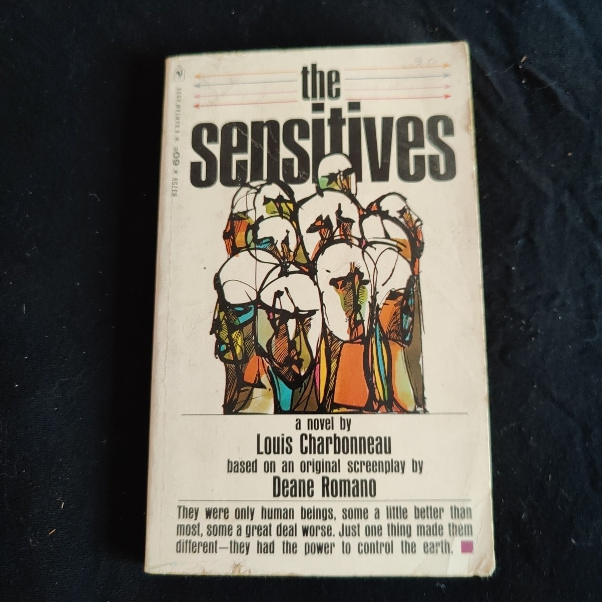 Louis Charbonneau – The Sensitives / 1st Bantam H3759/ PB/ ’68/ G