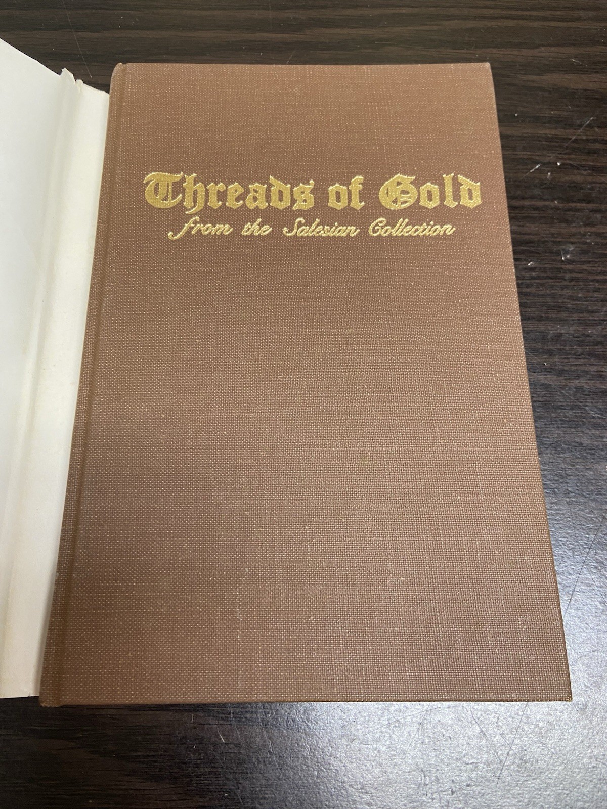 Threads Of Gold From The Salesian Collection Sara Tarascio Hardcover 1986