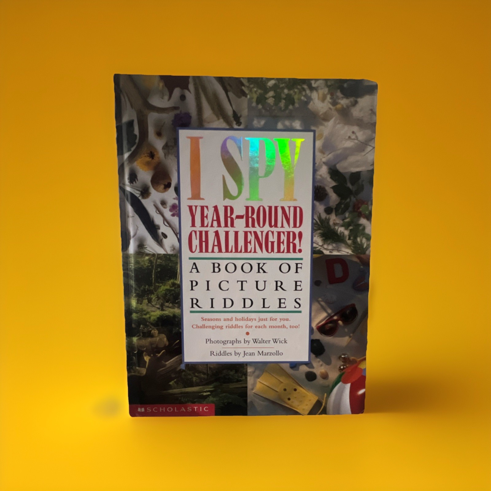 I Spy Year-Round Challenger Hardcover English Ages 4-8 Riddles Scholastic